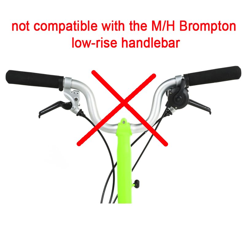 Brompton Handlebar Gadget Bridge - Silver Bike Phone & Computer Mount for Cycling, Commuting & Outdoor Adventures