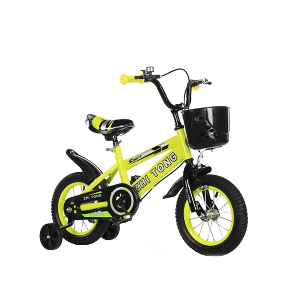 **Kids Bike for Boys & Girls Ages 2-7 | 14 Inch Children's Bicycle with Comfort Seat | 3 Color Options (Green) – Perfect for Outdoor Play, Park Rides & Family Adventures**