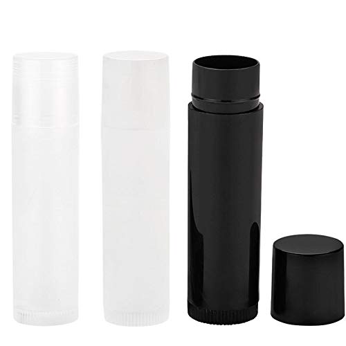 NatureSack Refillable Empty Plastic Lip Gloss Tubes - 6 Pack Multicolor Cosmetic Containers for DIY Makeup, Travel & Beauty Salon Use