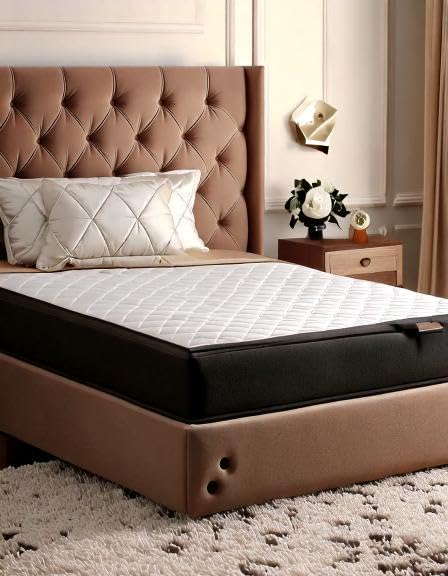 Cool Sleep Green Tea Gel Memory Foam Mattress - 6 Inch Twin Size, Medium Firm Support, Infused with Natural Green Tea, Made in USA | Perfect for Hot Sleepers & Pressure Relief in Bedrooms, Guest Rooms & Dormitories