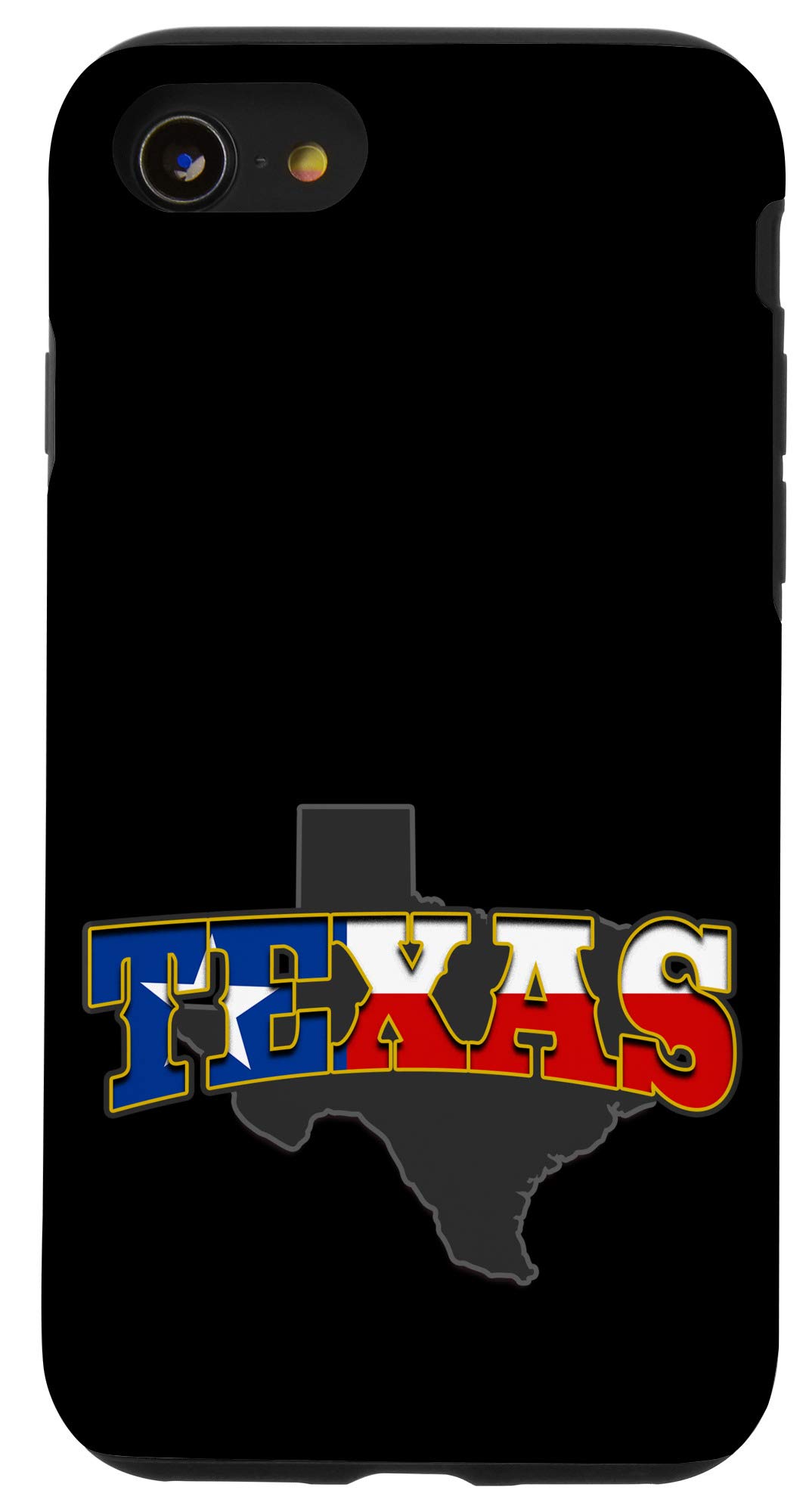 iPhone SE 2020/7/8 Texas Flag Case - USA Gift for Apple Fans