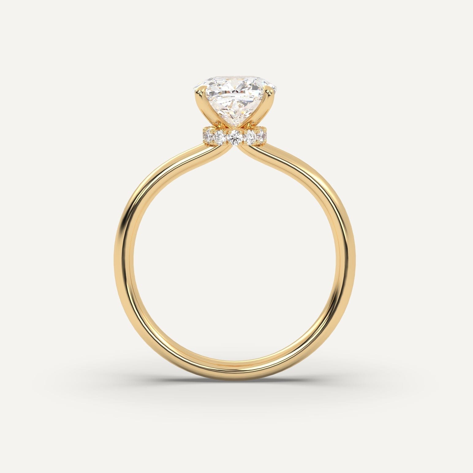 2 Carat Cushion Cut Diamond Engagement Ring - 14K White Gold Solitaire Wedding Band for Women - Perfect for Proposals, Anniversaries & Special Occasions