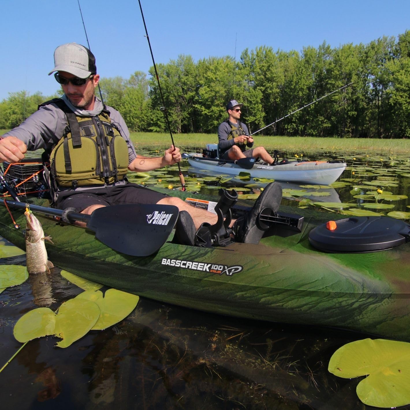 Pelican Sit-on-Top Fishing Kayak - 10ft Lightweight One-Person Kayak for Lakes & Rivers | Perfect for Anglers & Outdoor Enthusiasts
