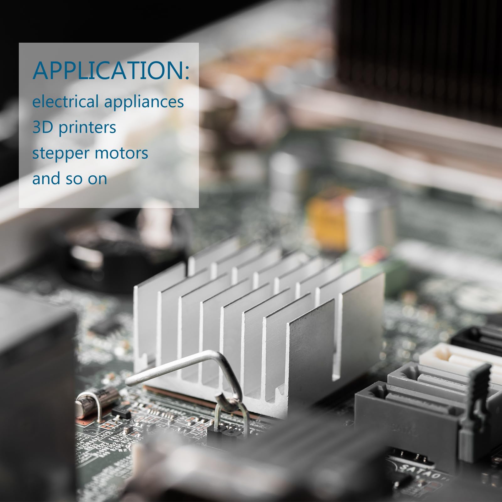 DMiotech High-Performance Heat Sink Cooler for 10A-100A Solid State Relays - Efficient Thermal Dissipation Solution for Industrial Automation & Power Electronics