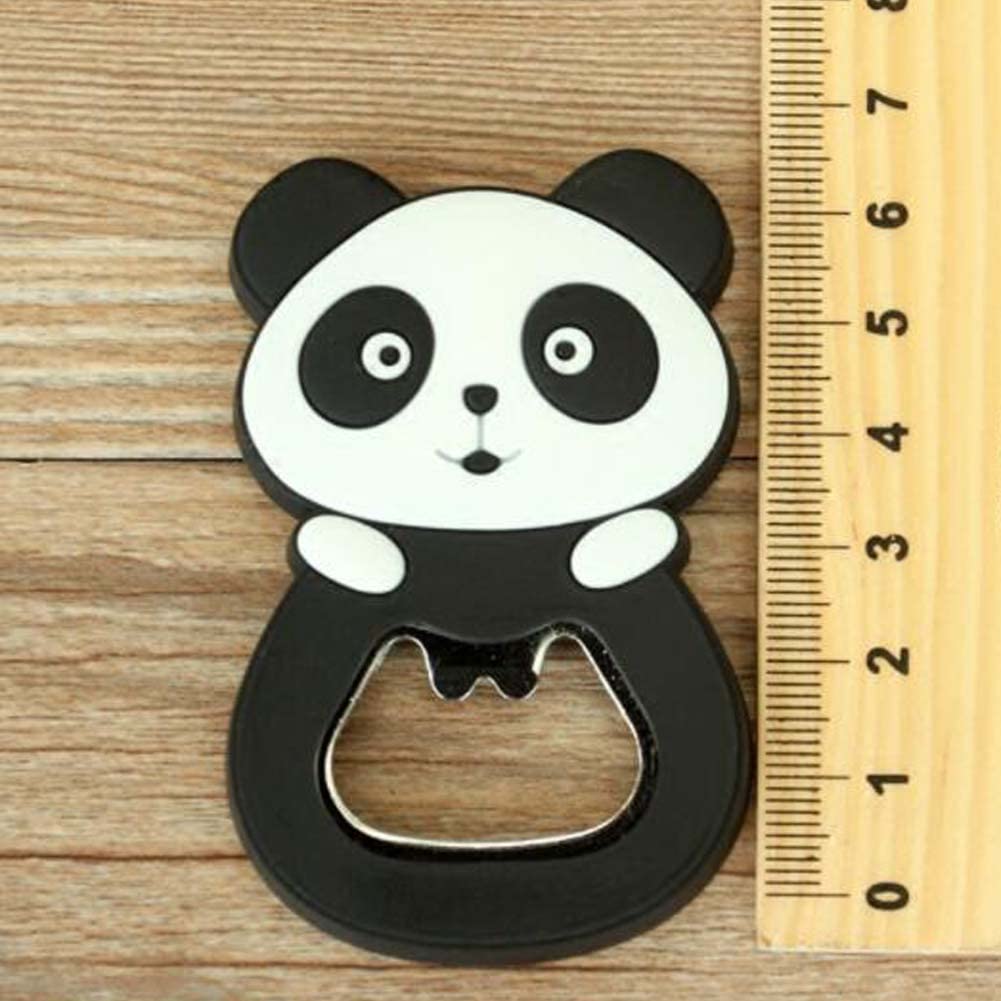 2Pcs Cute Panda Wine Bottle Opener Keychain - Portable Beer & Soda Bottle Opener for Home, Party, Camping & Travel Accessories