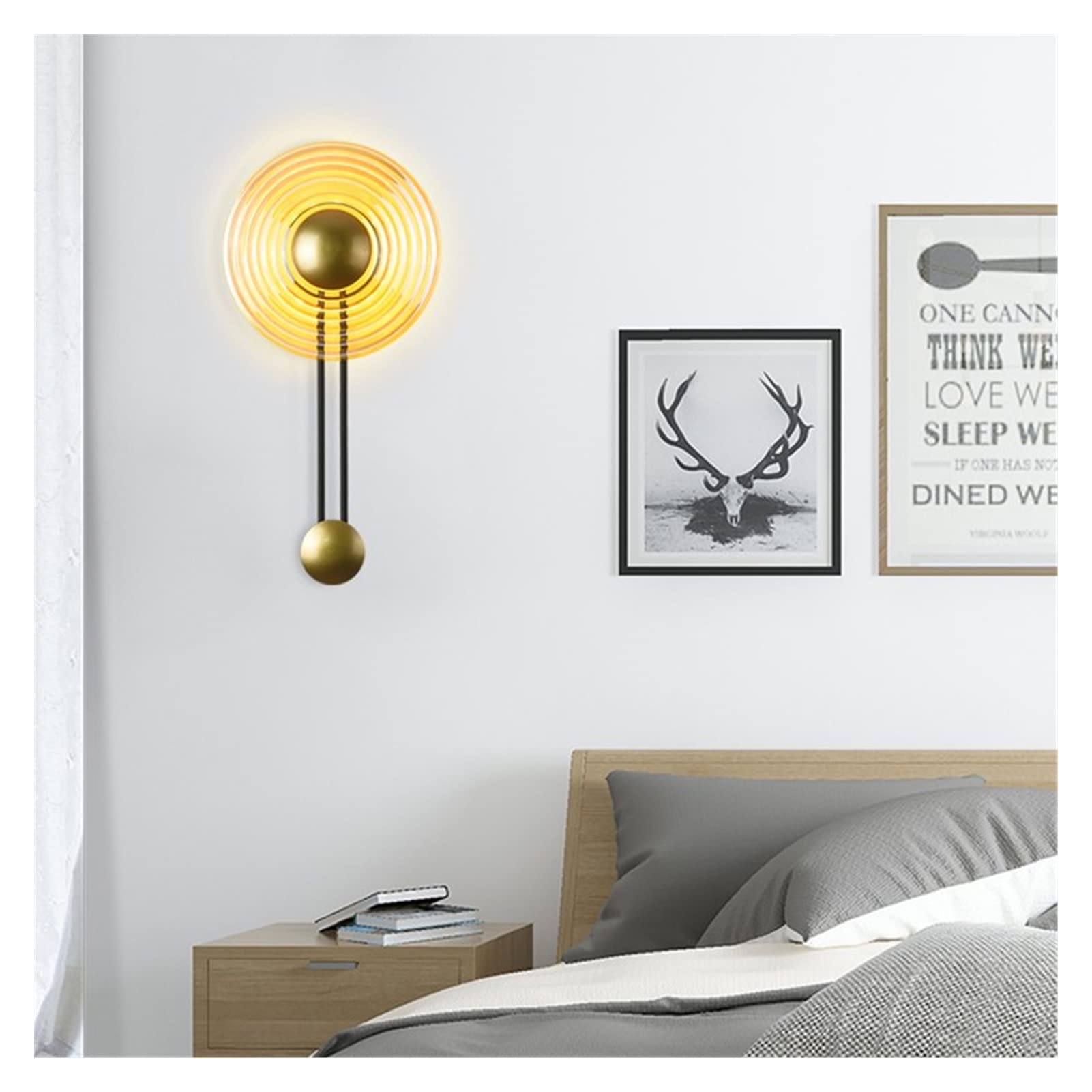 Modern LED Wall Sconces - Energy Efficient Indoor Lighting Fixtures for Living Room, Bedroom, Study & Hallway - AC 90-260V - Perfect for Ambient, Task & Decorative Lighting