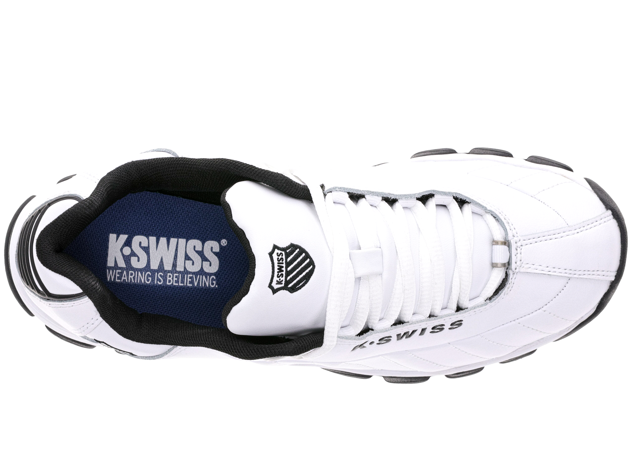 ST329 White and Black Sneakers - Lightweight Comfortable Running Shoes for Men & Women | Perfect for Gym, Jogging, and Casual Wear