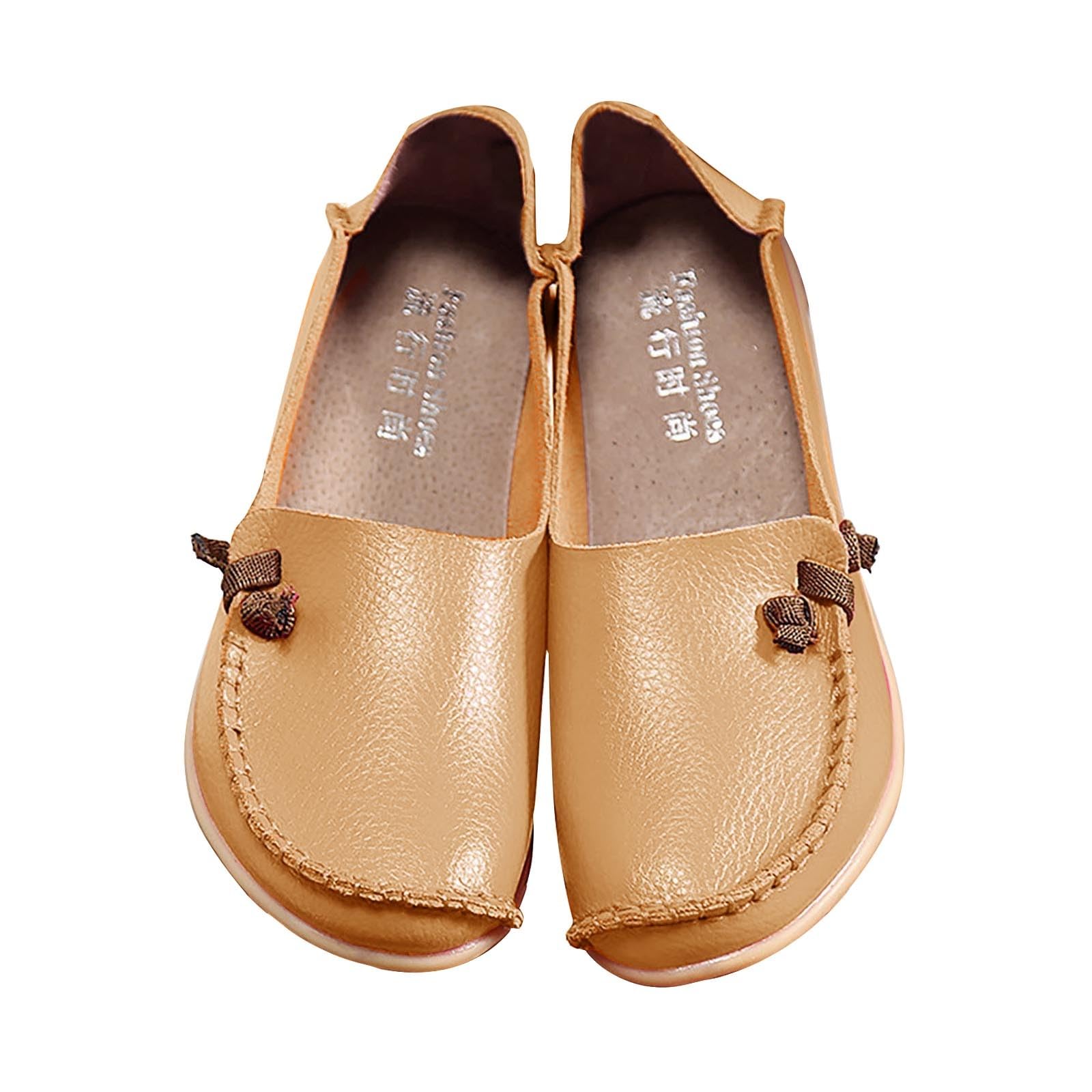 **Women's & Men's Casual Sneakers & Loafers - Wide Width Slip-On Shoes with Non-Slip Sole, Round Toe & Heel Cover - Perfect for Christmas Gifts, Office Wear & Everyday Comfort**    *(Use Case: Ideal for work, casual outings, holiday parties, and all-day comfort.)*