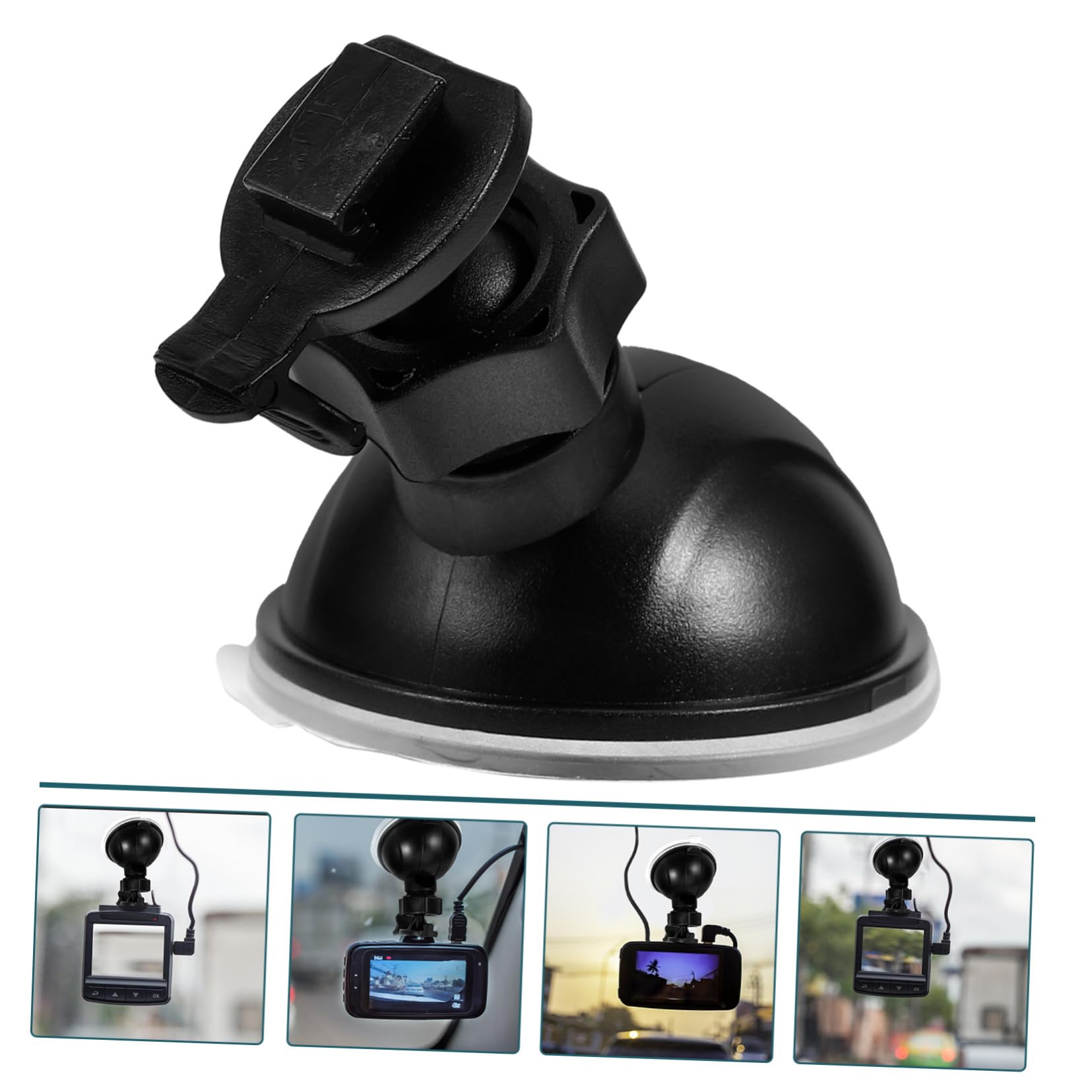Mobestech 2-Pack Suction Cup Mount for Dash Cam - 360° Rotatable Mini Bracket, Universal Car Camera Holder Accessory - Perfect for Secure Dashboard Installation & Hands-Free Recording