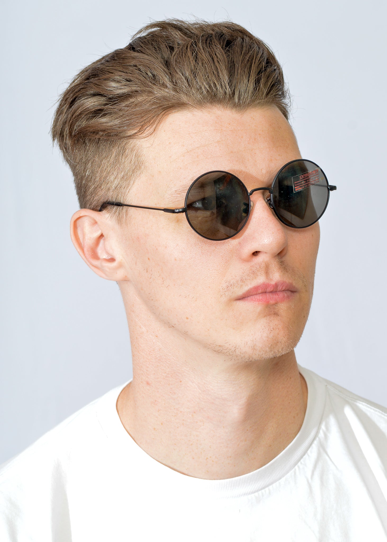 American Optical Skymaster Round MB Sunglasses - Classic Aviator Style for Men & Women - UV Protection & Polarized Lenses - Perfect for Driving, Travel & Outdoor Activities