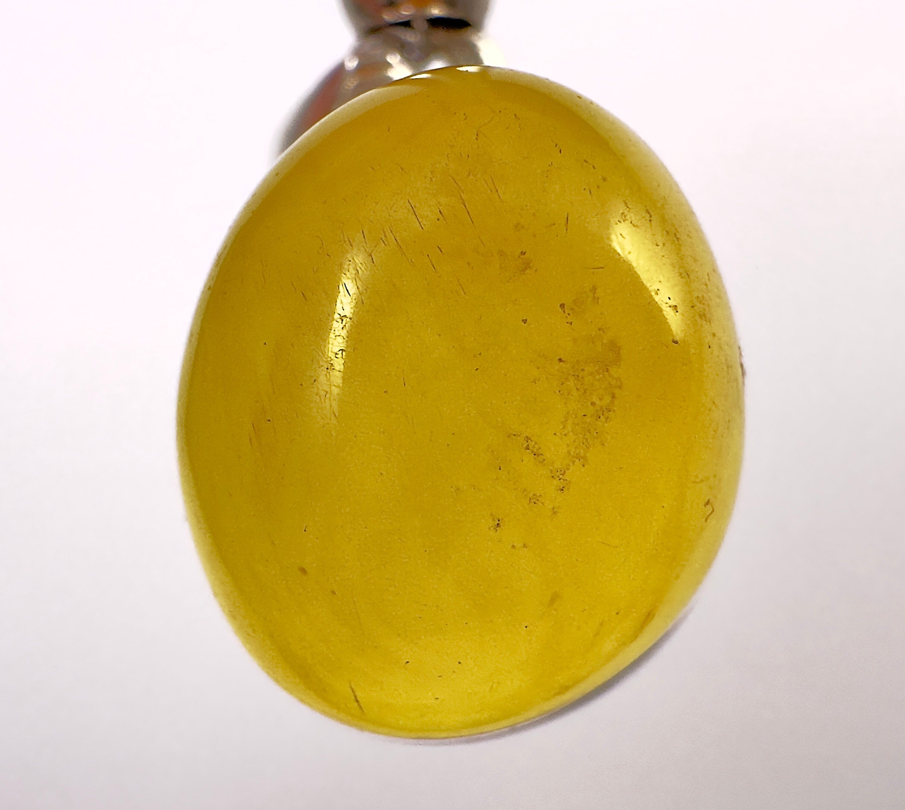 AAA Grade Amber Pendant in Sterling Silver with Healing Crystal | Fine Jewelry for Women | Perfect for Meditation, Energy Healing & Spiritual Gifts