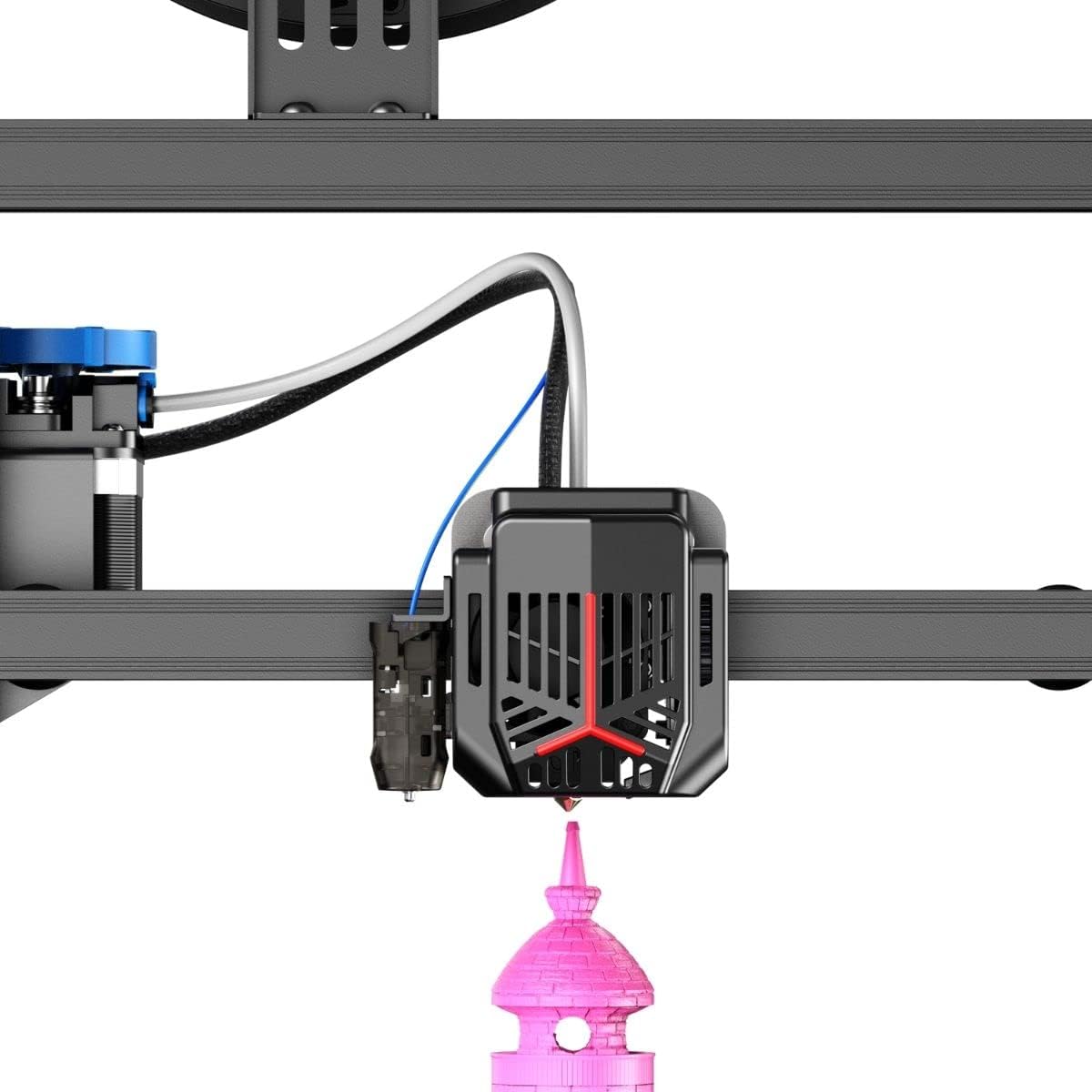 Official Creality Ender 3 V2 Neo 3D Printer with CR Touch Auto-Leveling Kit - Full-Metal Extruder & PC Spring Steel Platform - 95% Pre-Assembled for Beginners (220×220×250mm) - Perfect for Home DIY, Prototyping & Educational Projects