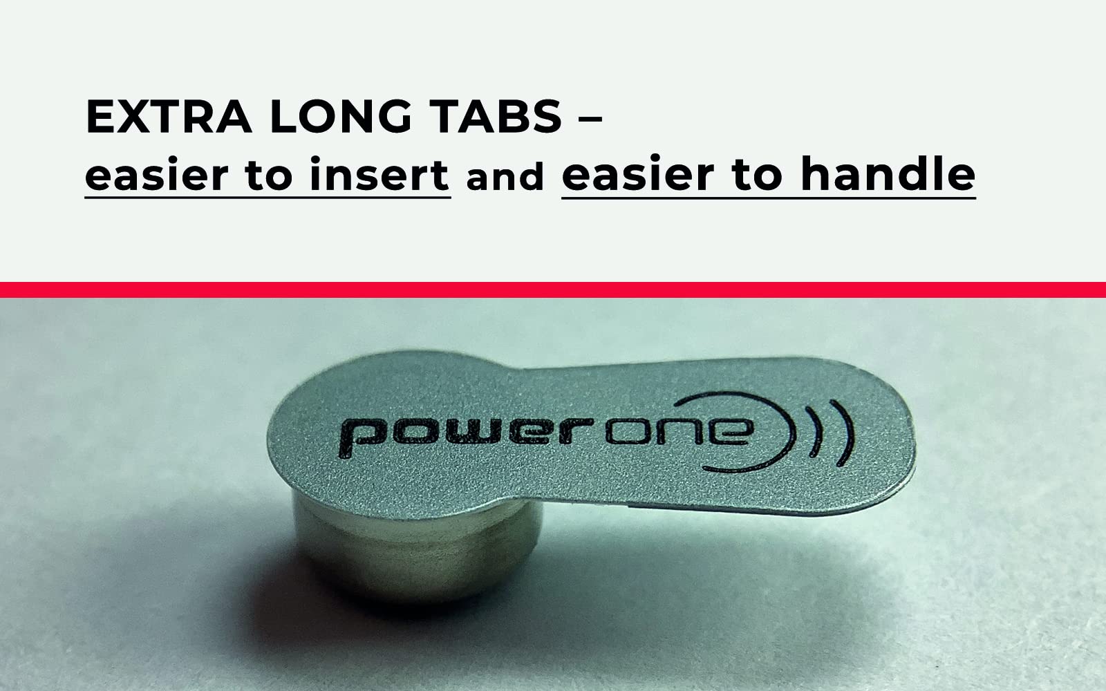 PowerOne P10 Size 90 Hearing Aid Batteries - Long-Lasting Zinc Air Batteries for Hearing Aids - Perfect for Daily Use & Travel