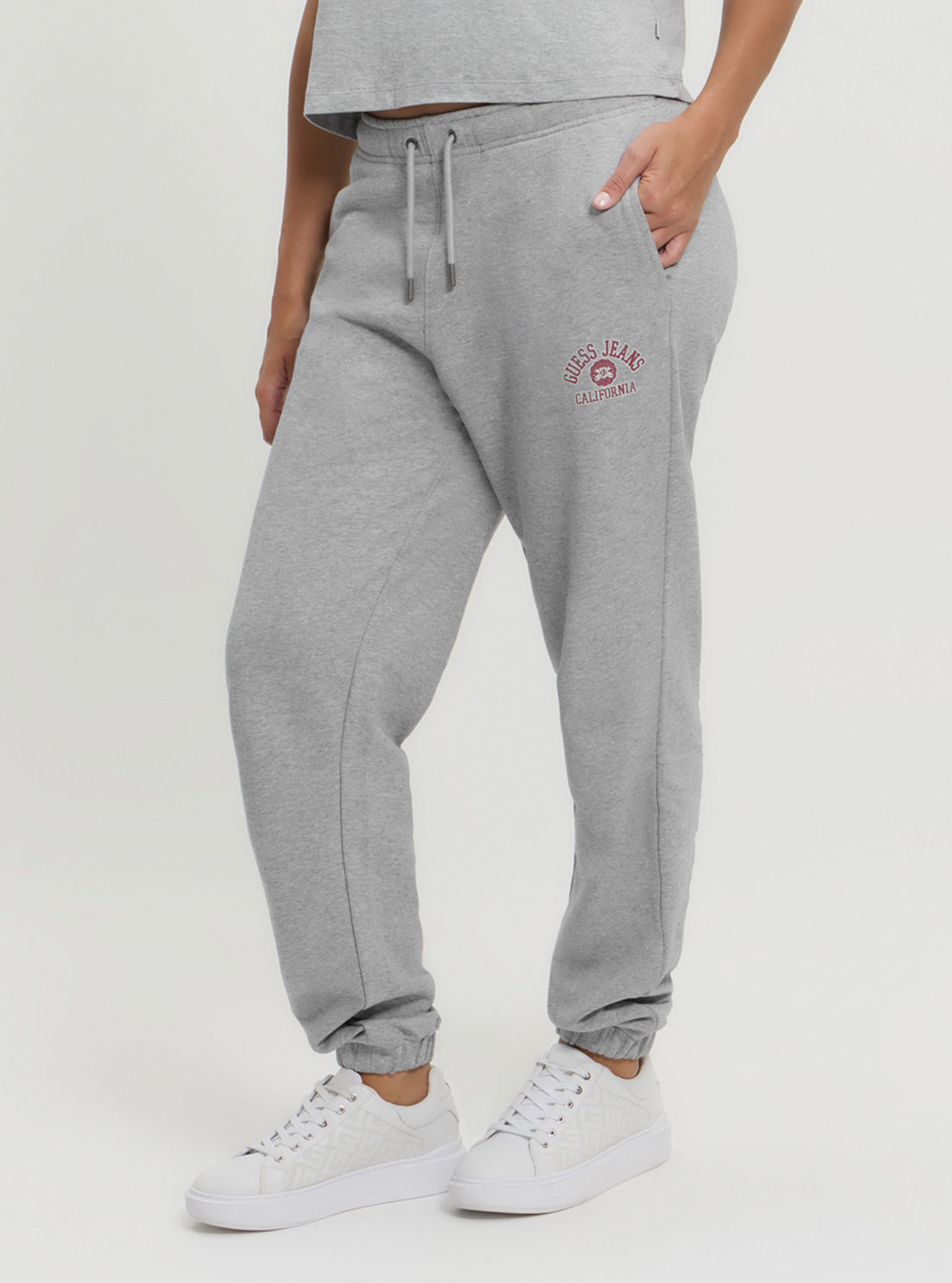 GUESS Women's Grey Iconic Skinny Jeans - High Waist Stretch Denim Pants for Casual & Night Out | Perfect for Everyday Wear, Office & Date Night