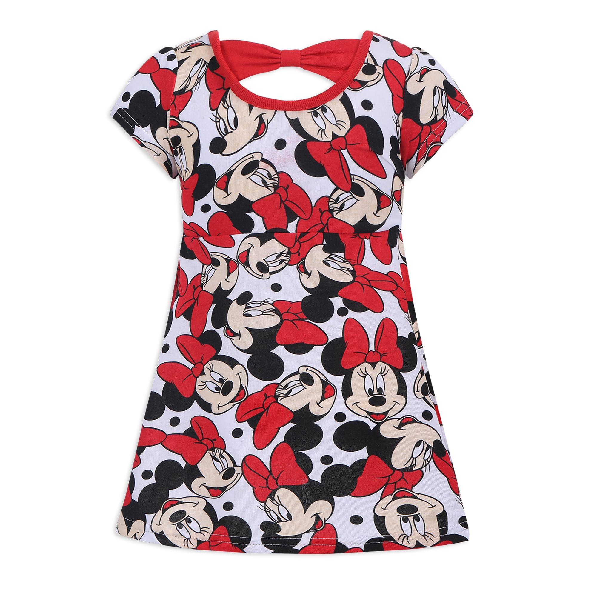 Disney Minnie Mouse Girls' 2 Pack Dresses - Cute Outfits for Birthday Parties, School Events & Family Photos