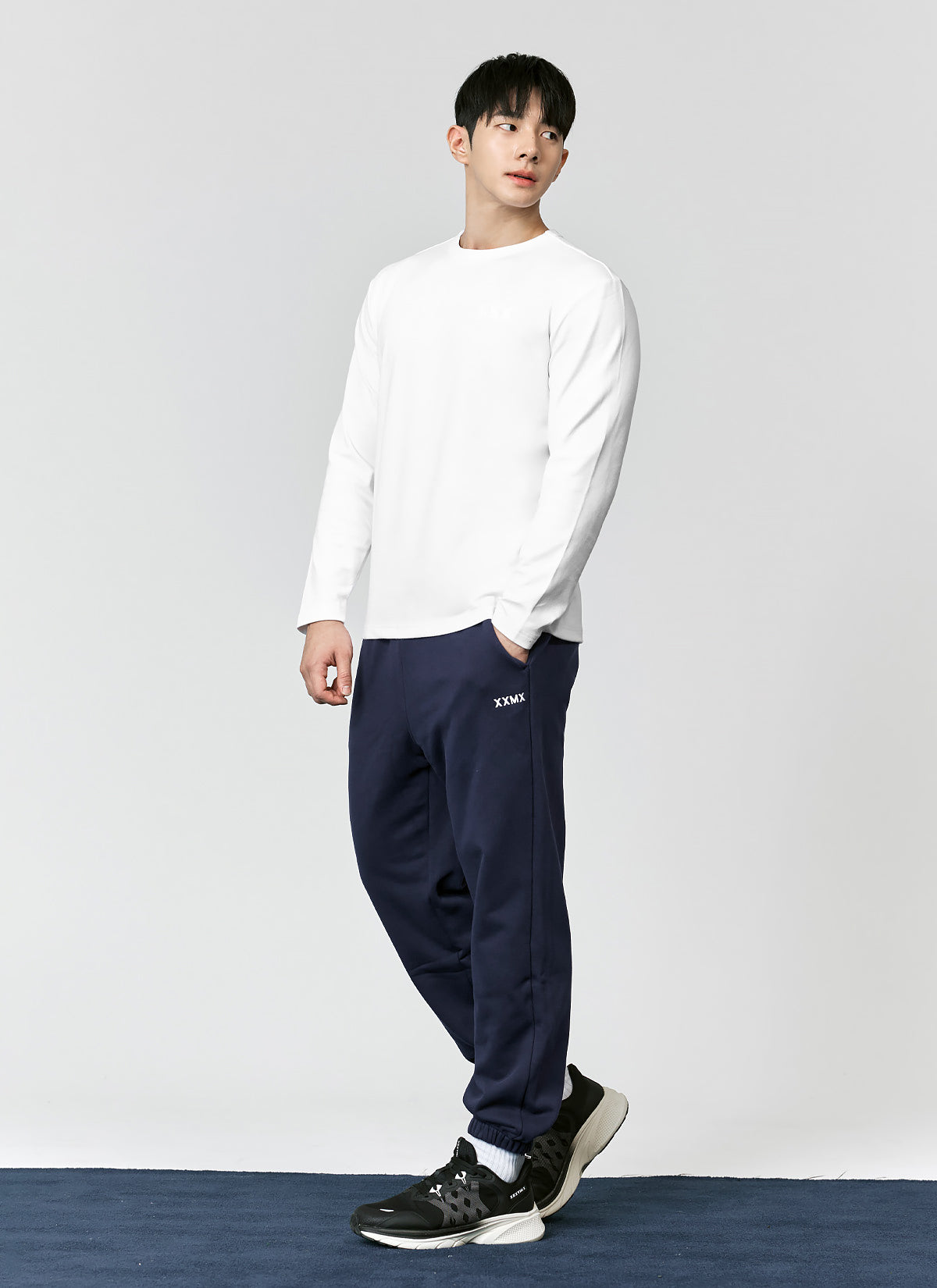 French Terry Loose Fit Jogger Pants for Men - Soft Comfortable Casual Sweatpants with Pockets for Lounge, Workout & Travel