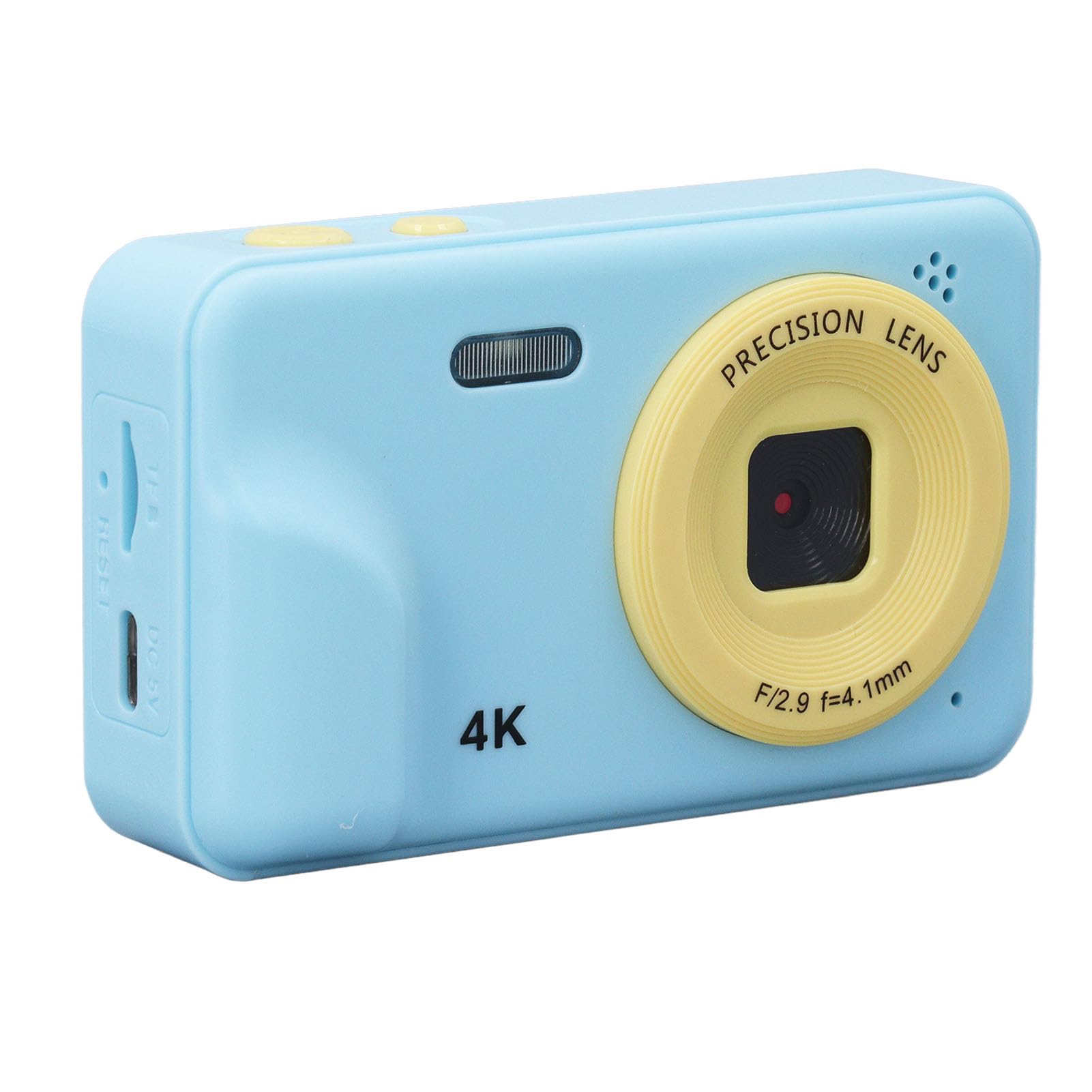 4K Digital Camera 48MP FHD 1080P Video with 8X Zoom & Auto Focus - Compact Mini Camera for Teens & Kids - Perfect for Travel, Vlogging, and Birthday Gifts