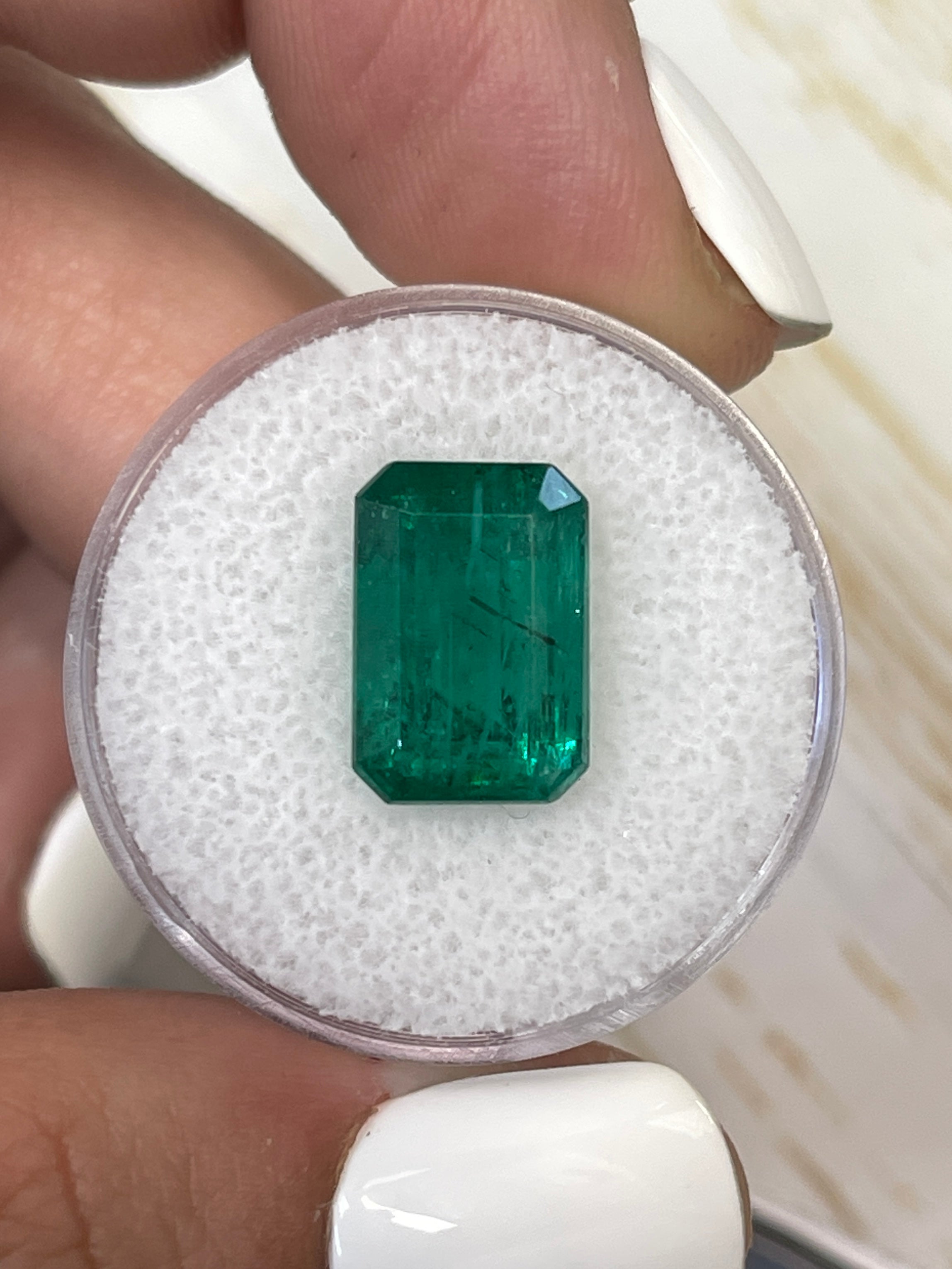 5.97 Carat 13x9mm Vivid Green Natural Loose Zambian Emerald Gemstone - Perfect for Engagement Rings, Fine Jewelry & Collector's Pieces