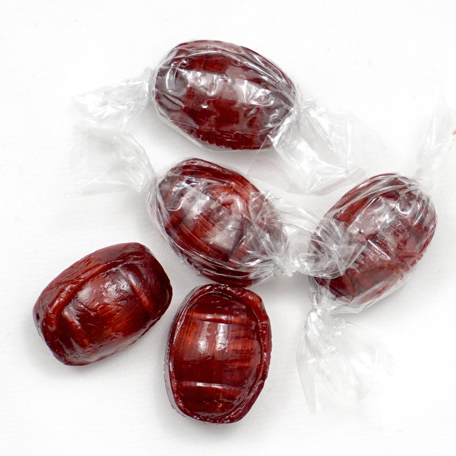 Old Fashioned Root Beer Barrels Hard Candy - 2lb Bulk Bag (Approximately 130 Pieces) - Individually Wrapped Bulk Candy for Parties, Gifts & Movie Nights - The Hampton Popcorn & Candy Company