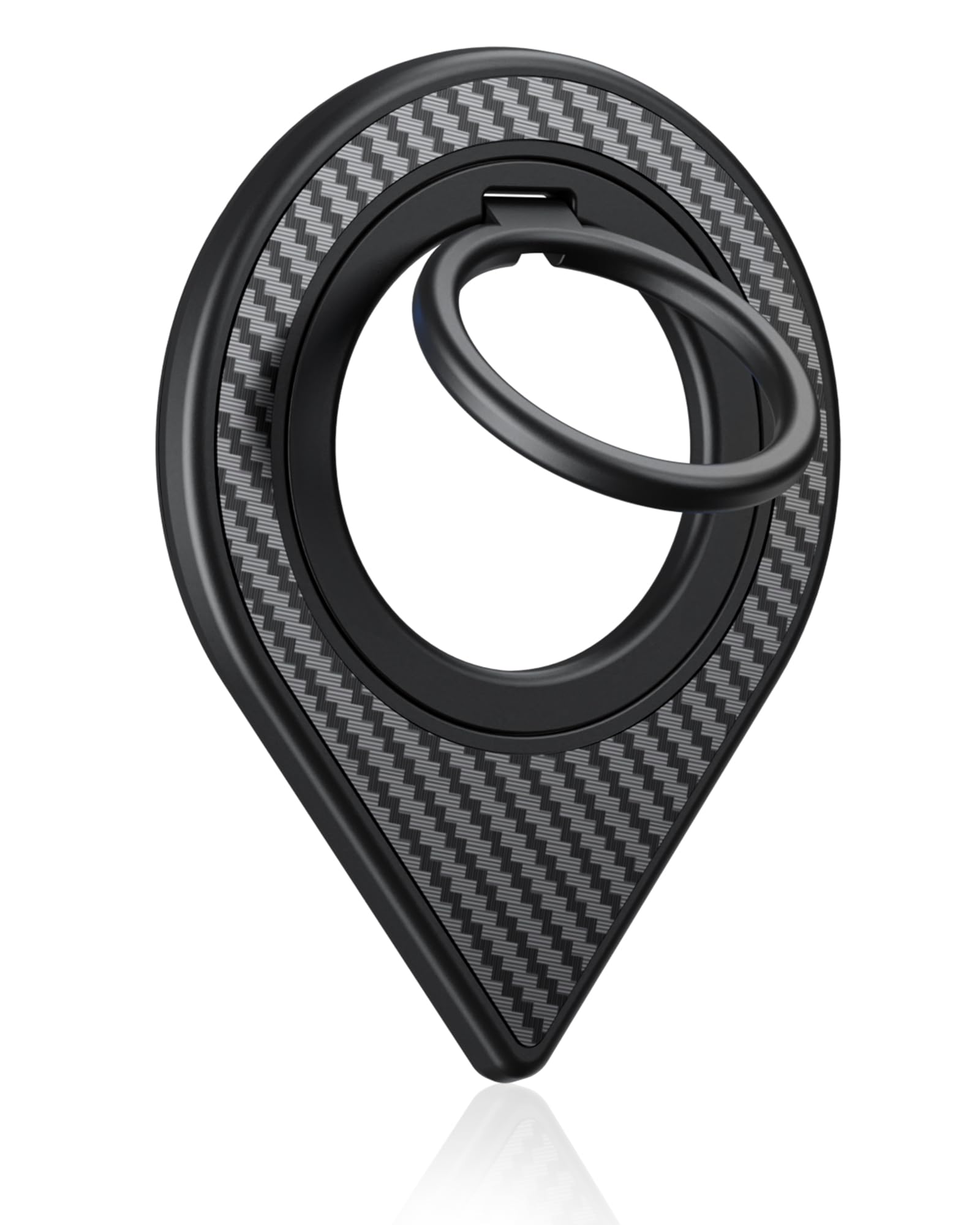 Double-Sided Magnetic Phone Grip - Strongest Magnetic Force for iPhone 15/14/13/12/11 Mini/Plus/Pro/Max & Samsung Galaxy - Removable MagSafe Ring Holder & Kickstand - Perfect for Driving, Video Calls & Hands-Free Use