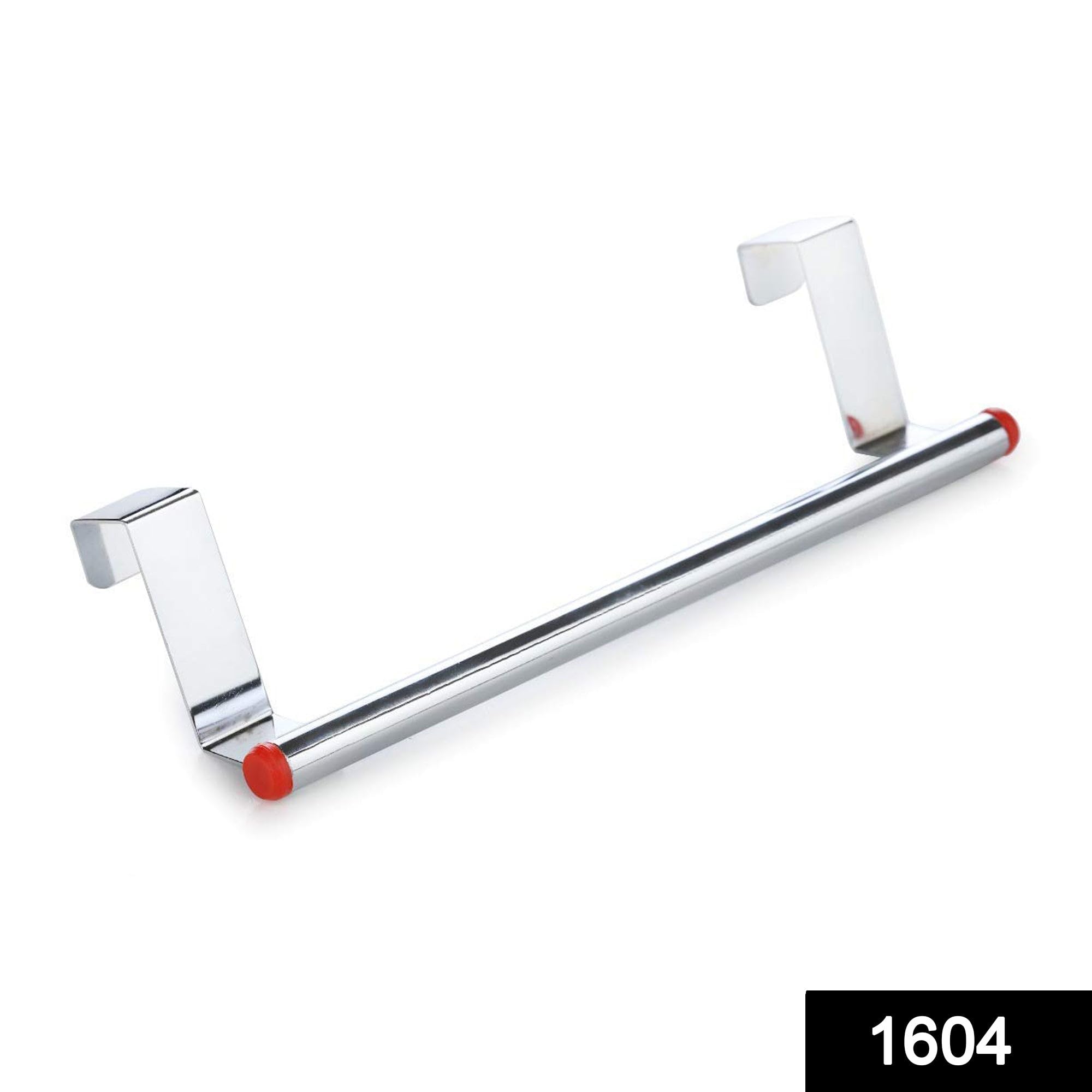ATEVON 1604 Stainless Steel Towel Hanger - Rustproof Bathroom Towel Rod & Bar for Shower, Kitchen, Spa - Modern Bathroom Accessories for Home & Hotel Use