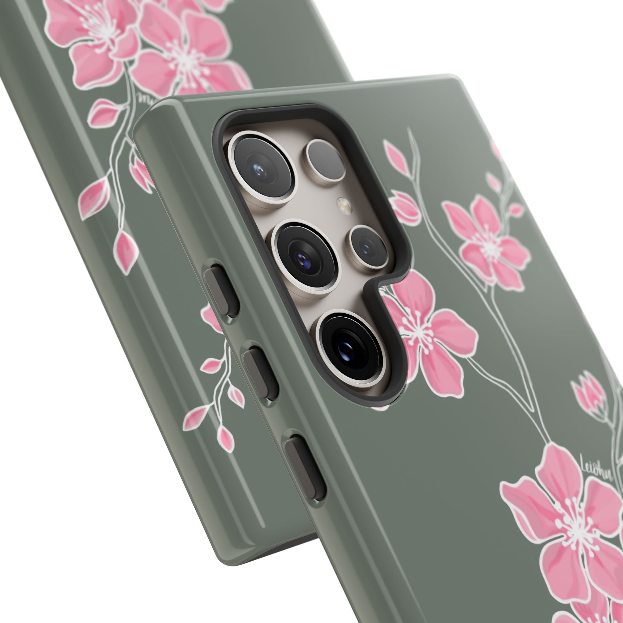 Samsung Galaxy Phone Case with Cherry Blossom Design - Stylish Protective Cover for Everyday Use, Travel & Work