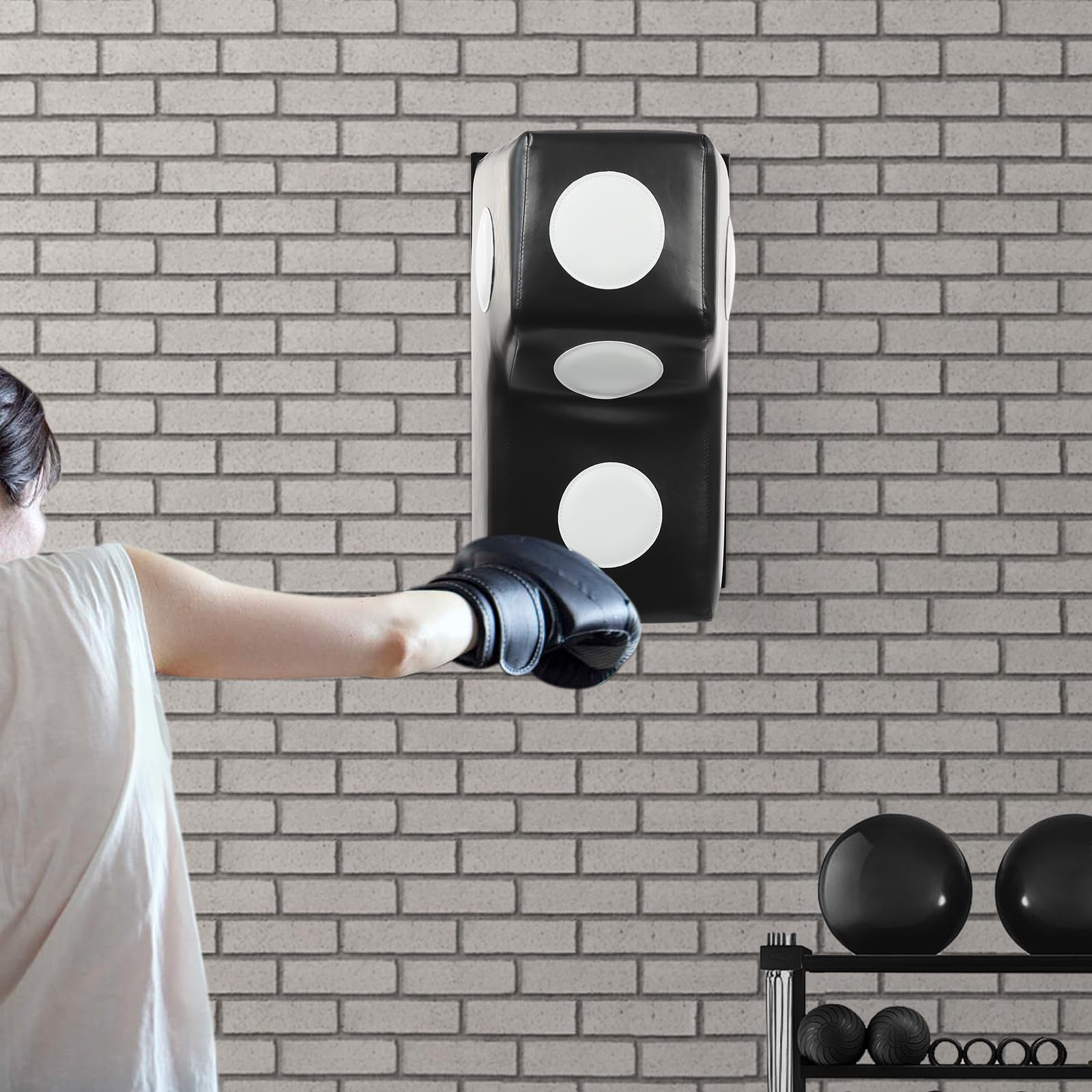 Wall Mounted Boxing Punching Bag - Heavy Duty Uppercut & Hook Training Pad for Adults - Supports Up to 881.85 lbs - Perfect for Home Gym, Bedroom, Living Room & Martial Arts Training