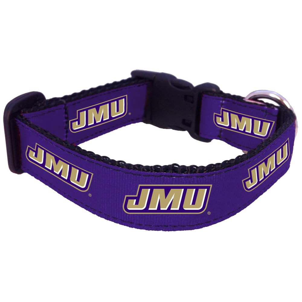NCAA Team Logo Dog Collar for Small & Large Dogs - Adjustable & Durable Pet Collar for Walking, Training, and Outdoor Adventures