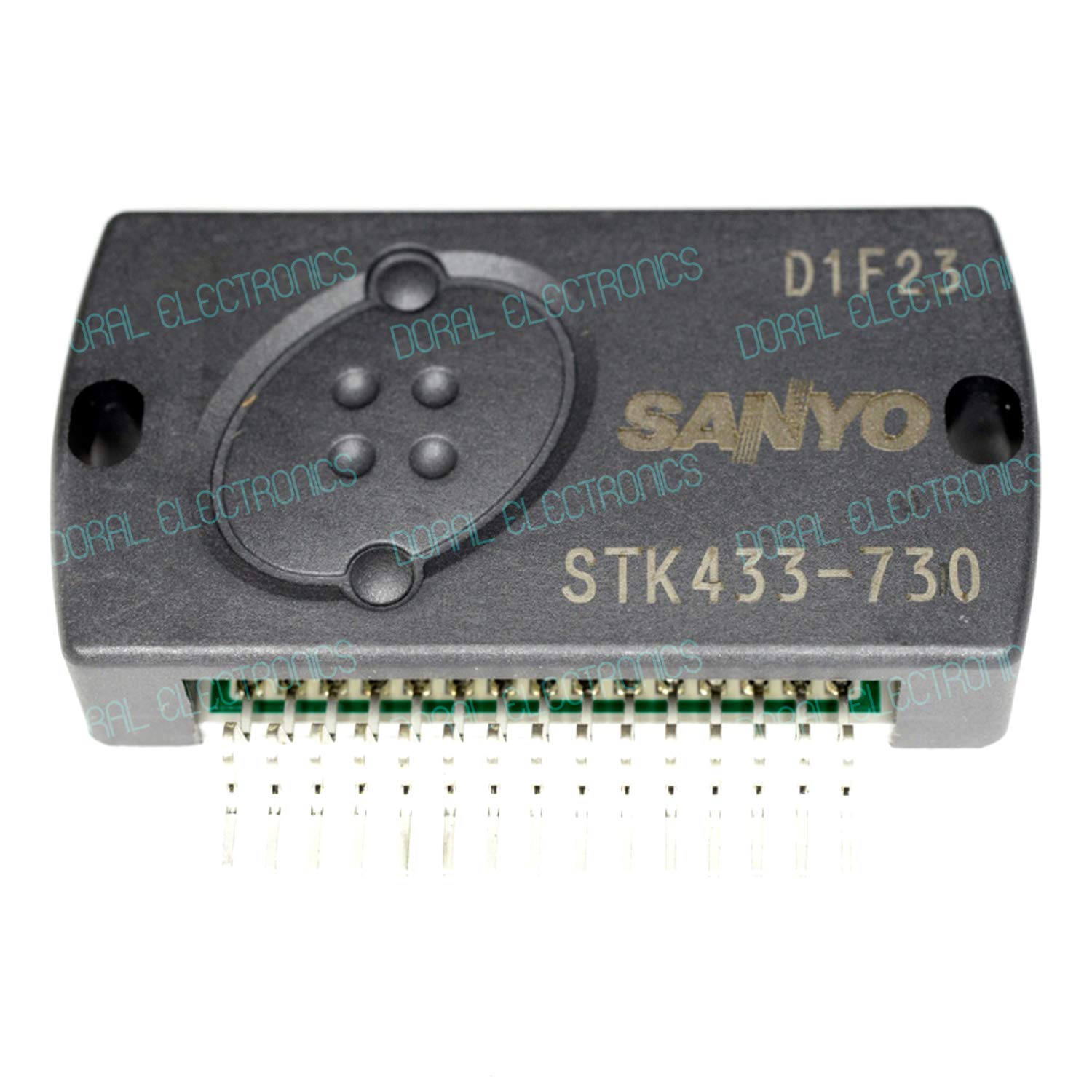 Original STK433-730 SANYO IC Chip with Thermal Compound Paste - High Power Audio Amplifier Circuit for Home Theater & Car Audio Systems