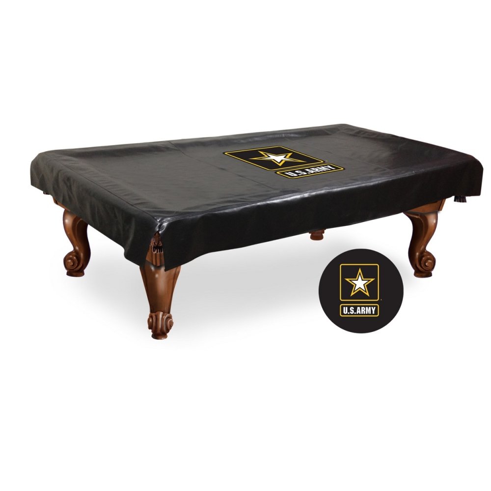 NCAA U.S. Army Black Knights Billiard Table Cover - Waterproof Pool Table Protector for Game Room Decor & College Sports Fan Gifts