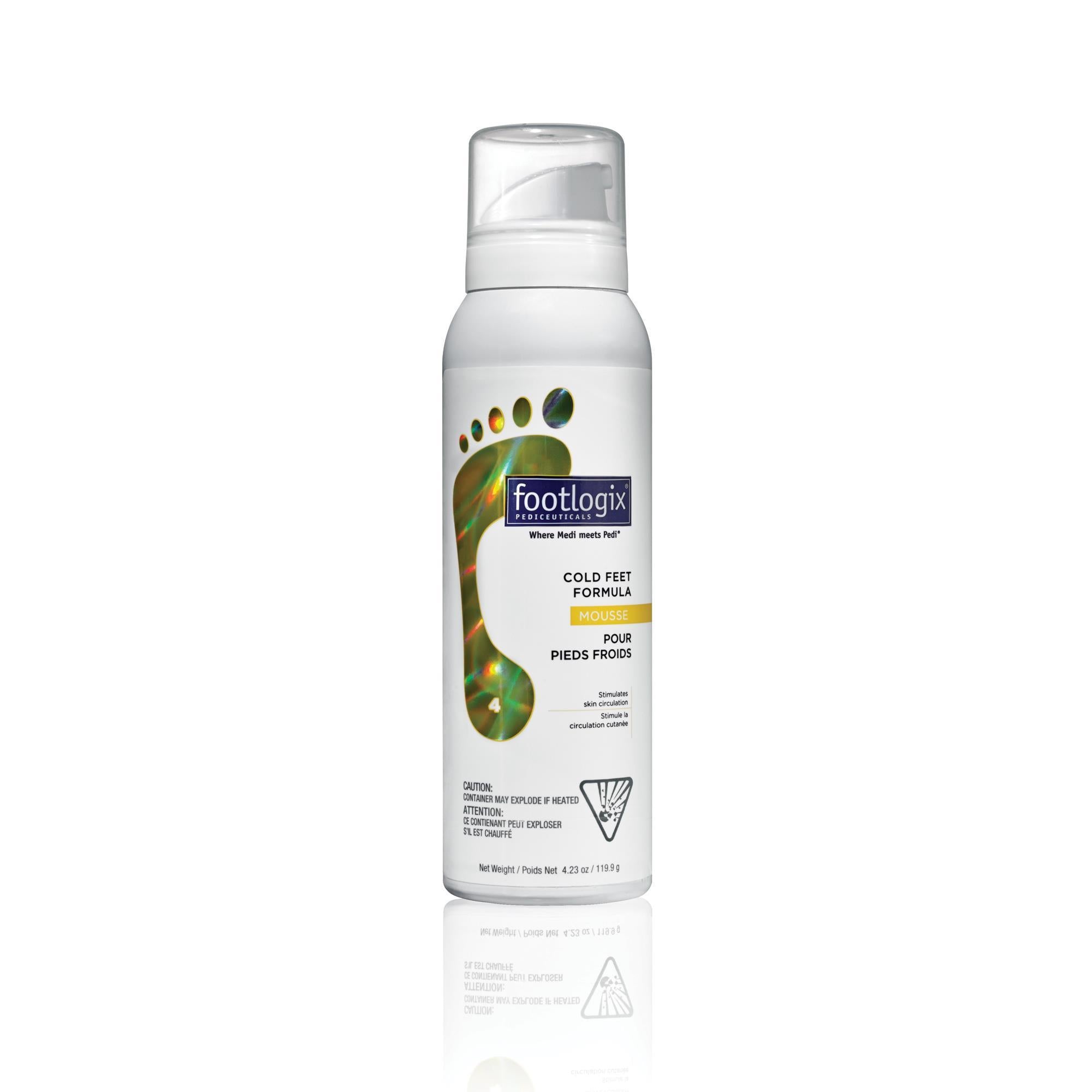 Footlogix Cold Feet Formula Moisturizing Cream - 4.2oz for Dry, Cracked Feet Relief | Perfect for Winter Care & Diabetic Foot Maintenance