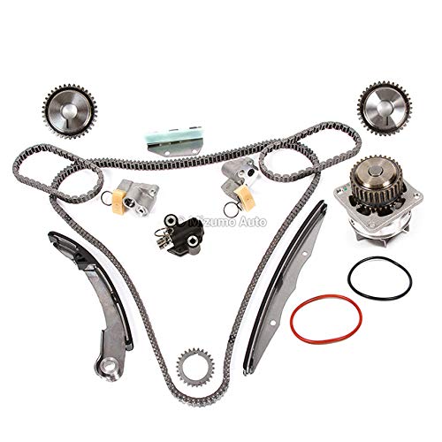 Mizumo Auto MA-4216898929 Timing Chain Kit with Water Pump - Compatible with 2005-2010 Nissan Frontier, Pathfinder, Xterra VQ40DE Engine - Perfect for Engine Repair & Maintenance