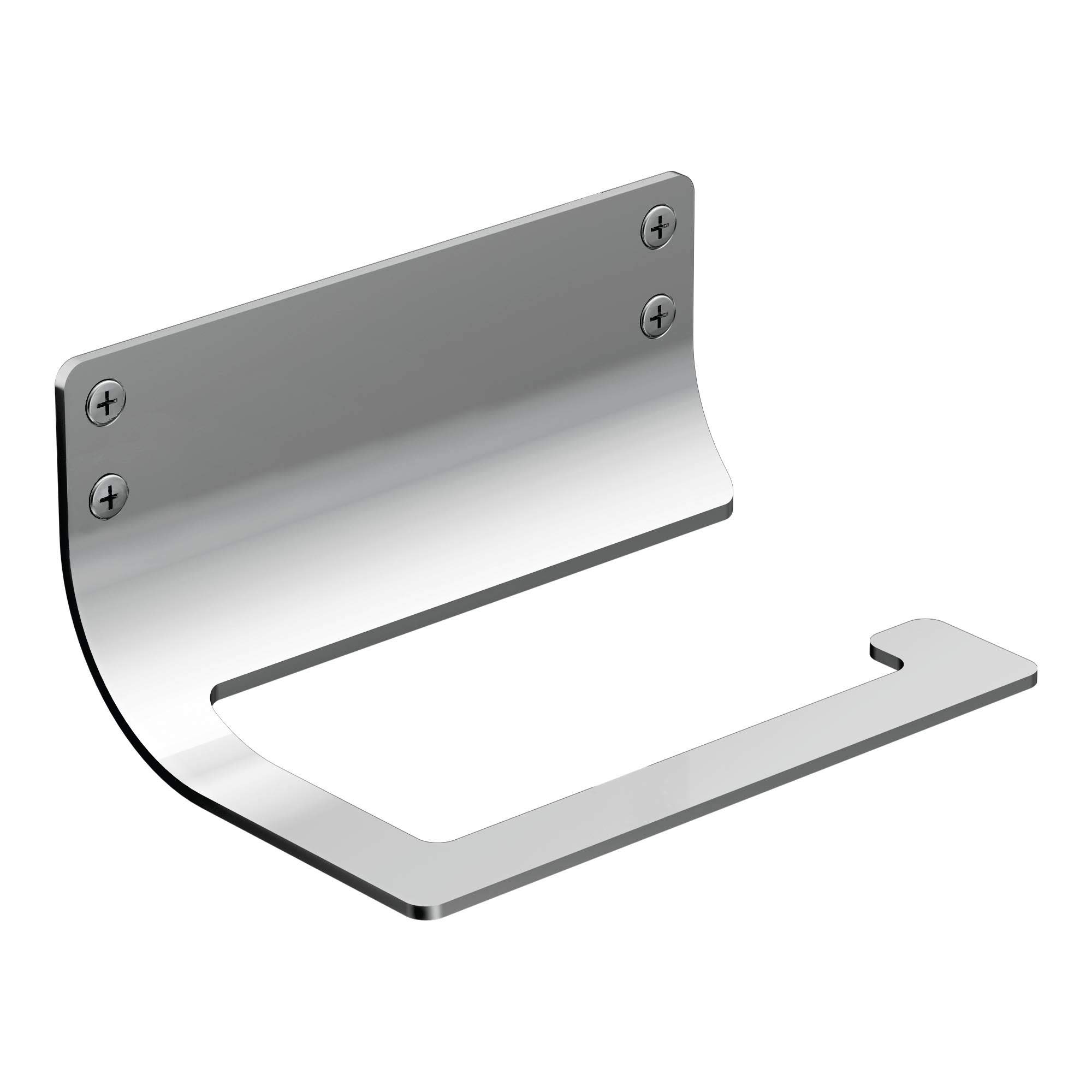 Moen DN6408CH VIQ Chrome Paper Towel Holder - Durable Bathroom & Kitchen Accessory for Easy Paper Towel Dispensing