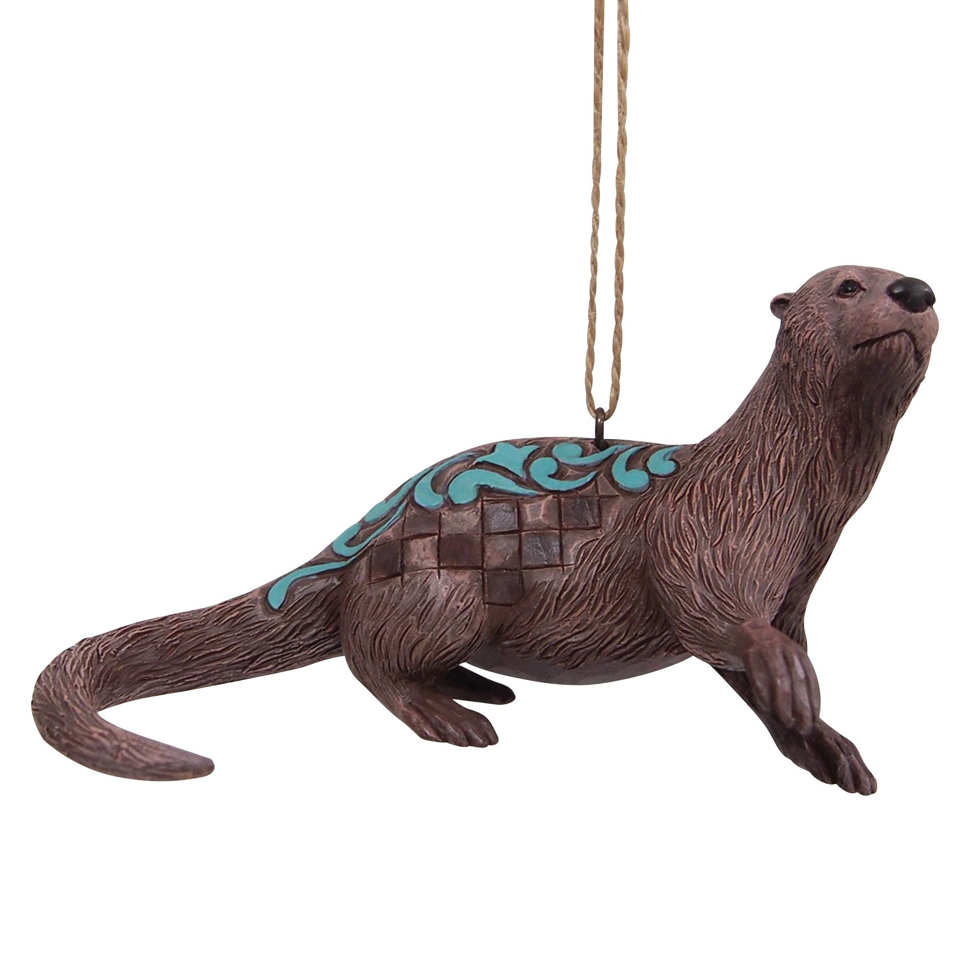 Handmade River Otter Christmas Ornament - Cute Animal Holiday Decor for Tree, Gift, or Home Decoration - Perfect for Christmas, Winter, and Nature Lovers