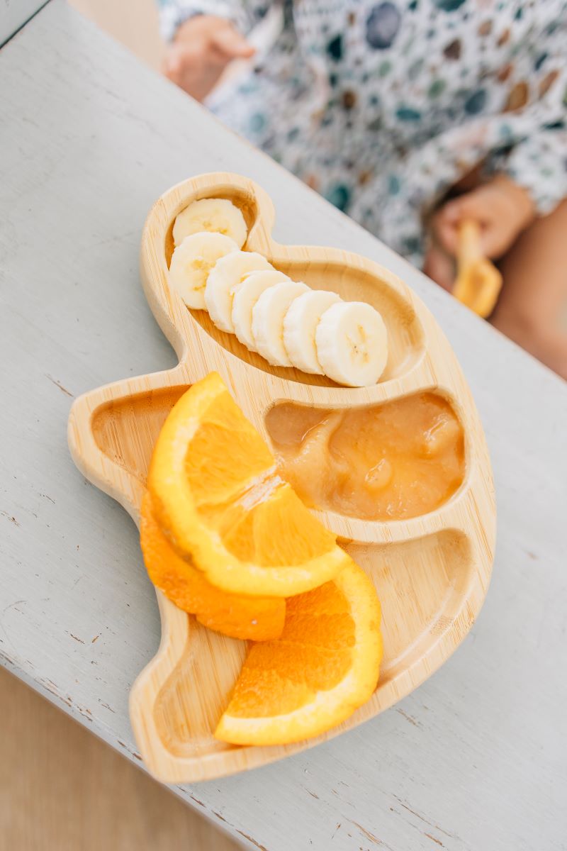 Eco-Friendly Baby Led Weaning Starter Kit - Organic Bamboo Plates, Bowls & Utensils Set for Toddlers | Perfect for First Foods, Mess-Free Meals & Sustainable Parenting
