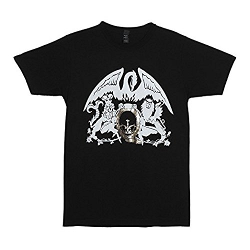 Queen 2014 World Tour Official Vintage T-Shirt - Black | Classic Rock Band Merchandise for Concerts & Music Fans