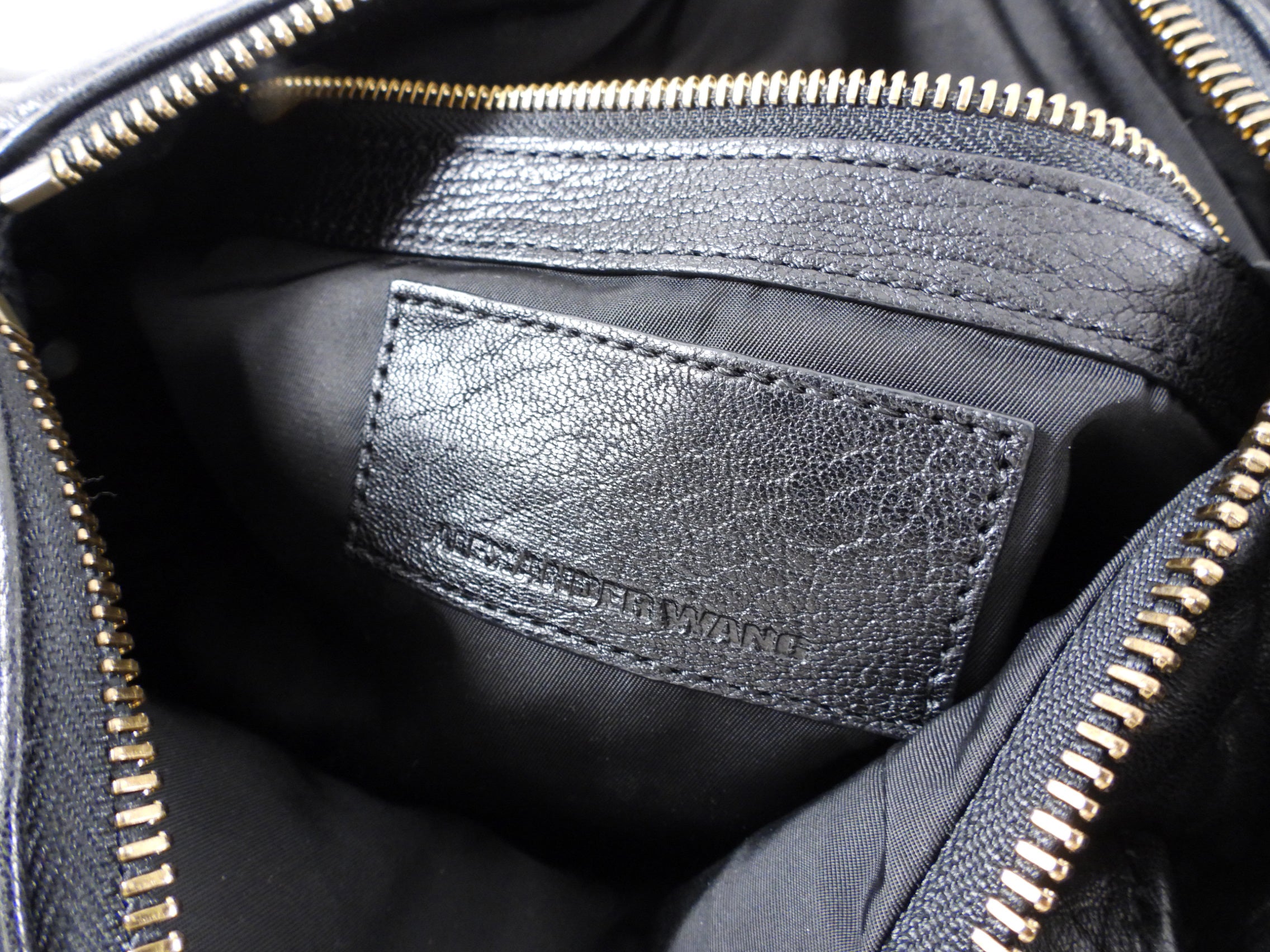 Alexander Wang Rocco Black Leather Shoulder Bag - Luxury Designer Handbag for Women, Perfect for Work, Travel & Evening Out