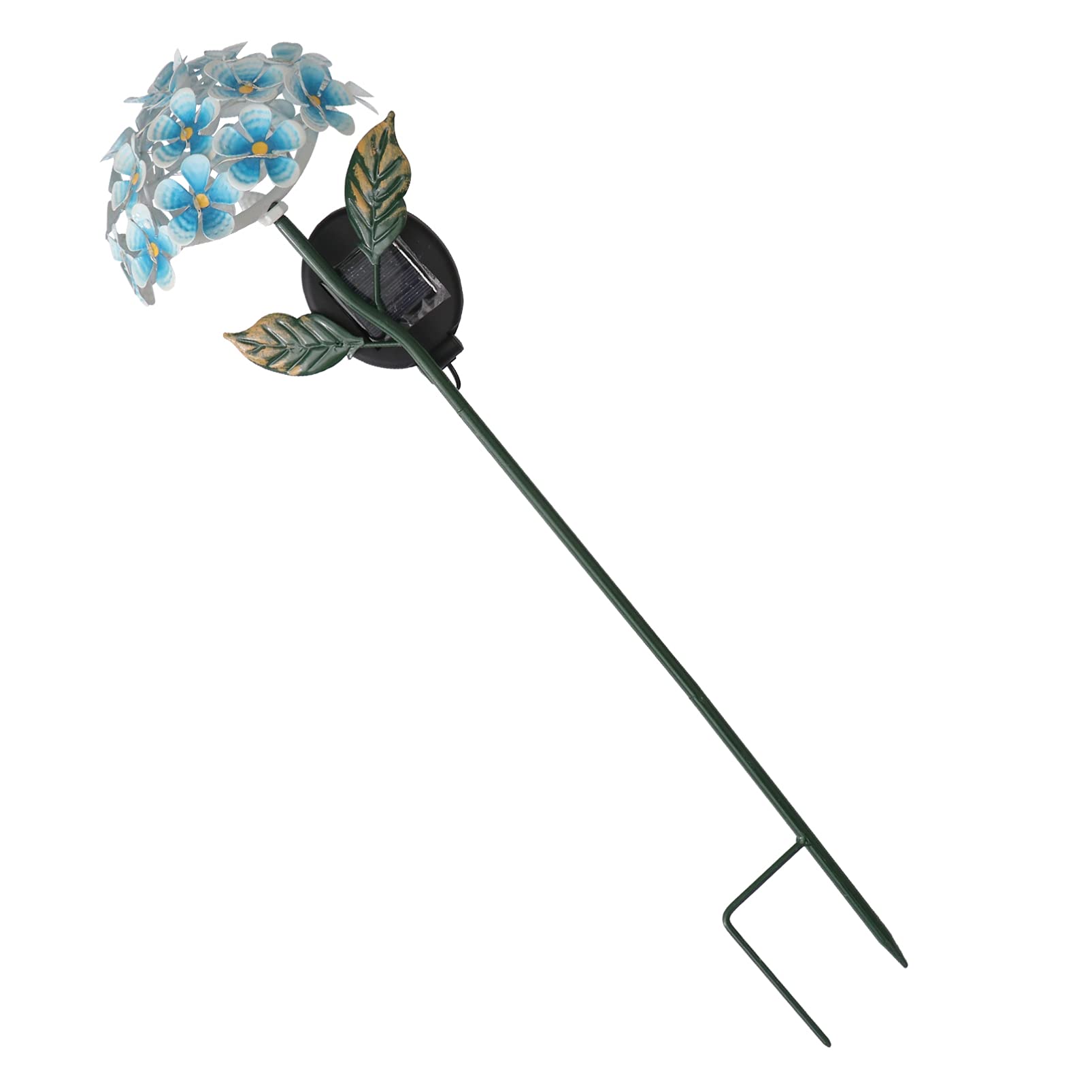 OSALADI Solar Garden Lights Outdoor - Hydrangea Shape Solar Powered LED Lawn Lights for Yard, Patio, Pathway - Waterproof & Weather Resistant - Sky Blue - Perfect for Garden Decor, Landscape Lighting, and Evening Ambiance