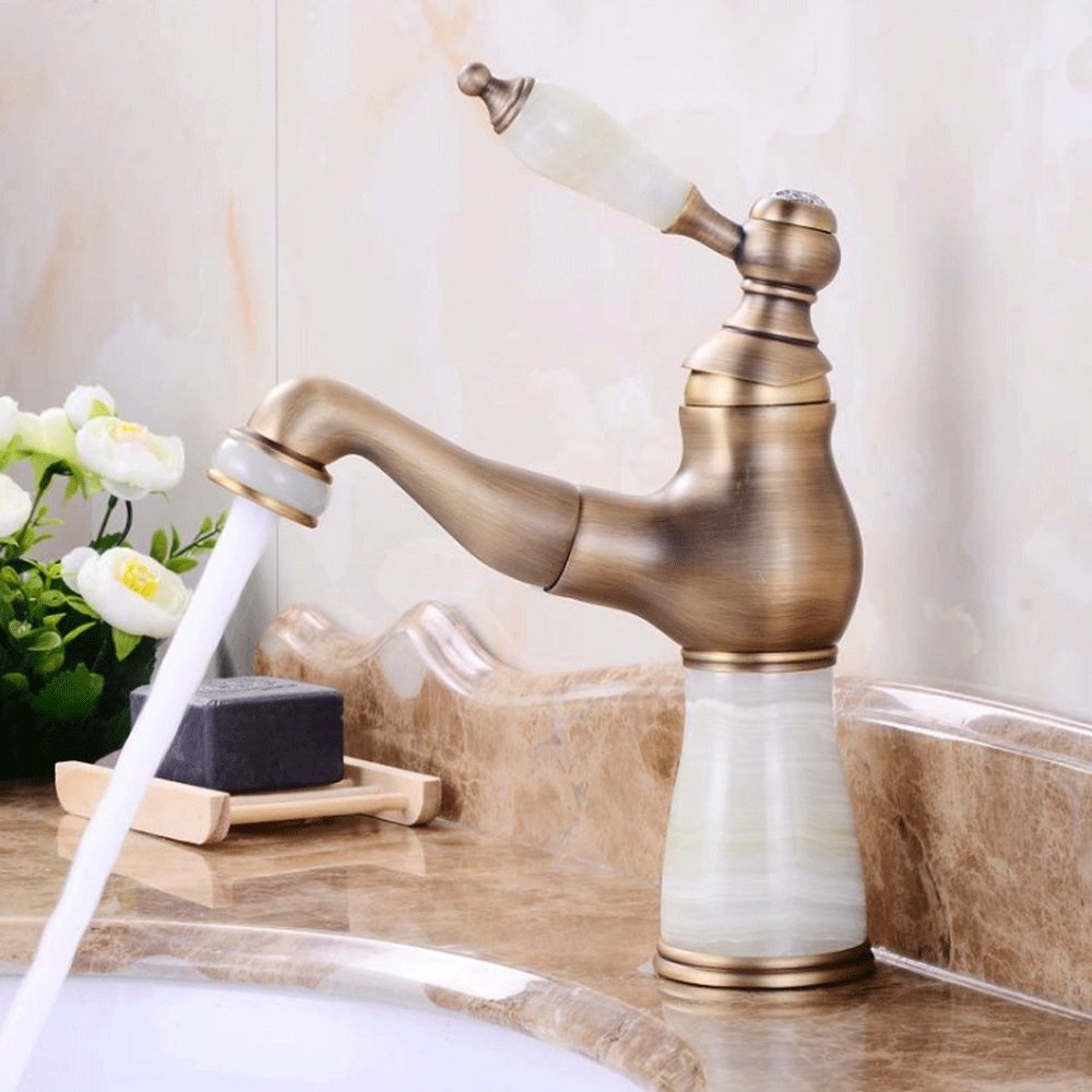 Vintage Single Handle Pull-Out Mixer Tap - 360° Rotatable Antique Kitchen Faucet with Tall Spout for Sink, Washbasin & Bathroom | Perfect for Farmhouse, RV & Apartment Renovations