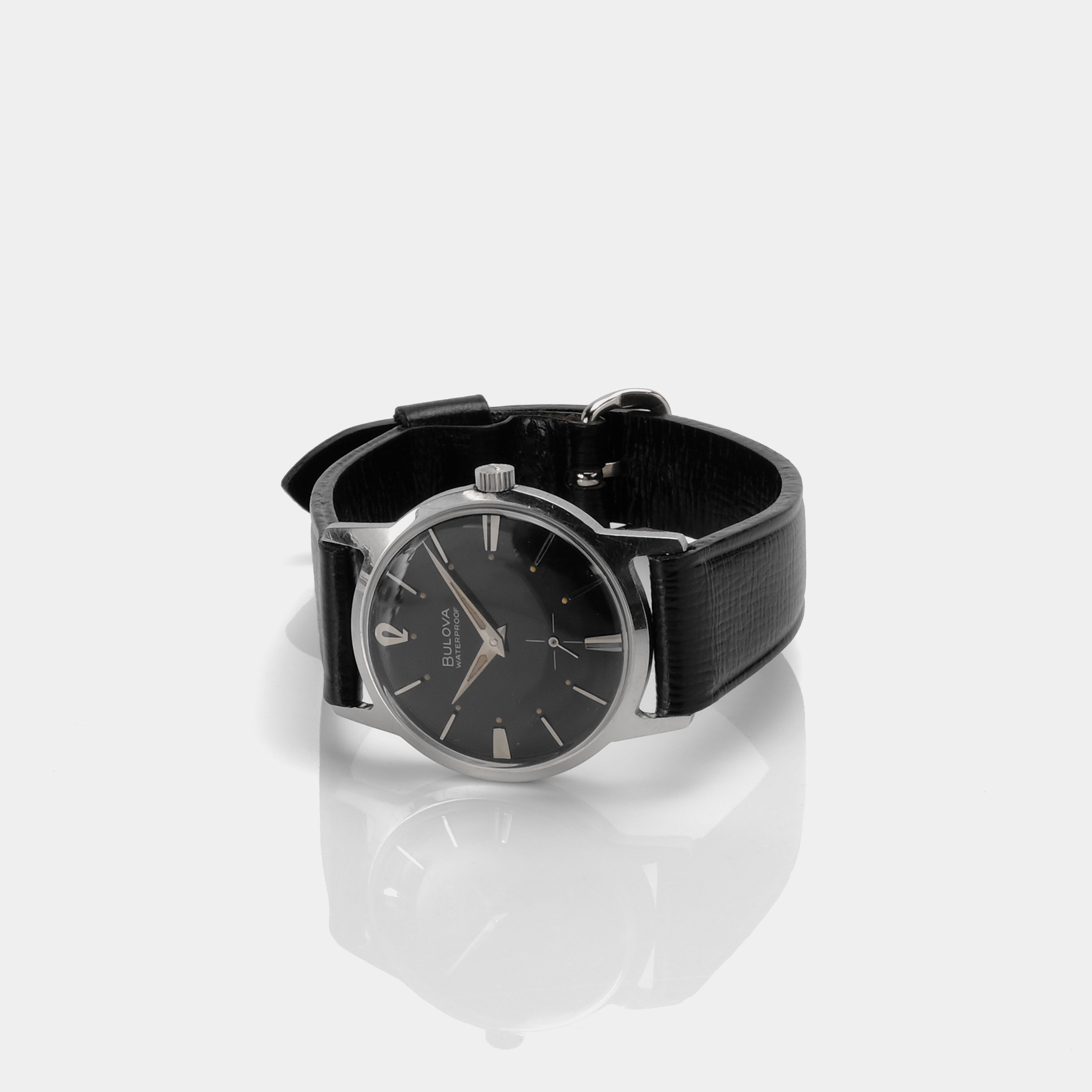 Bulova Surf King FW Circa 1965 Vintage Men's Wristwatch - Waterproof Diver Watch for Surfing, Swimming & Outdoor Adventures