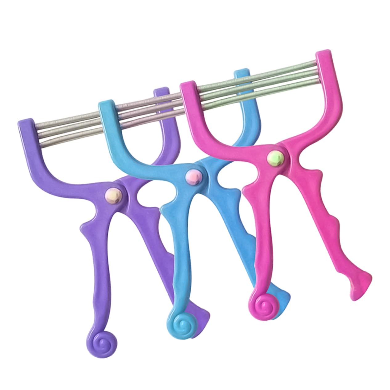 Best Painless Facial Hair Epilator for Women & Men - Portable Spring Hair Remover Tool for Face & Body - Random Colors - Perfect for Travel, Home Use & Quick Hair Removal