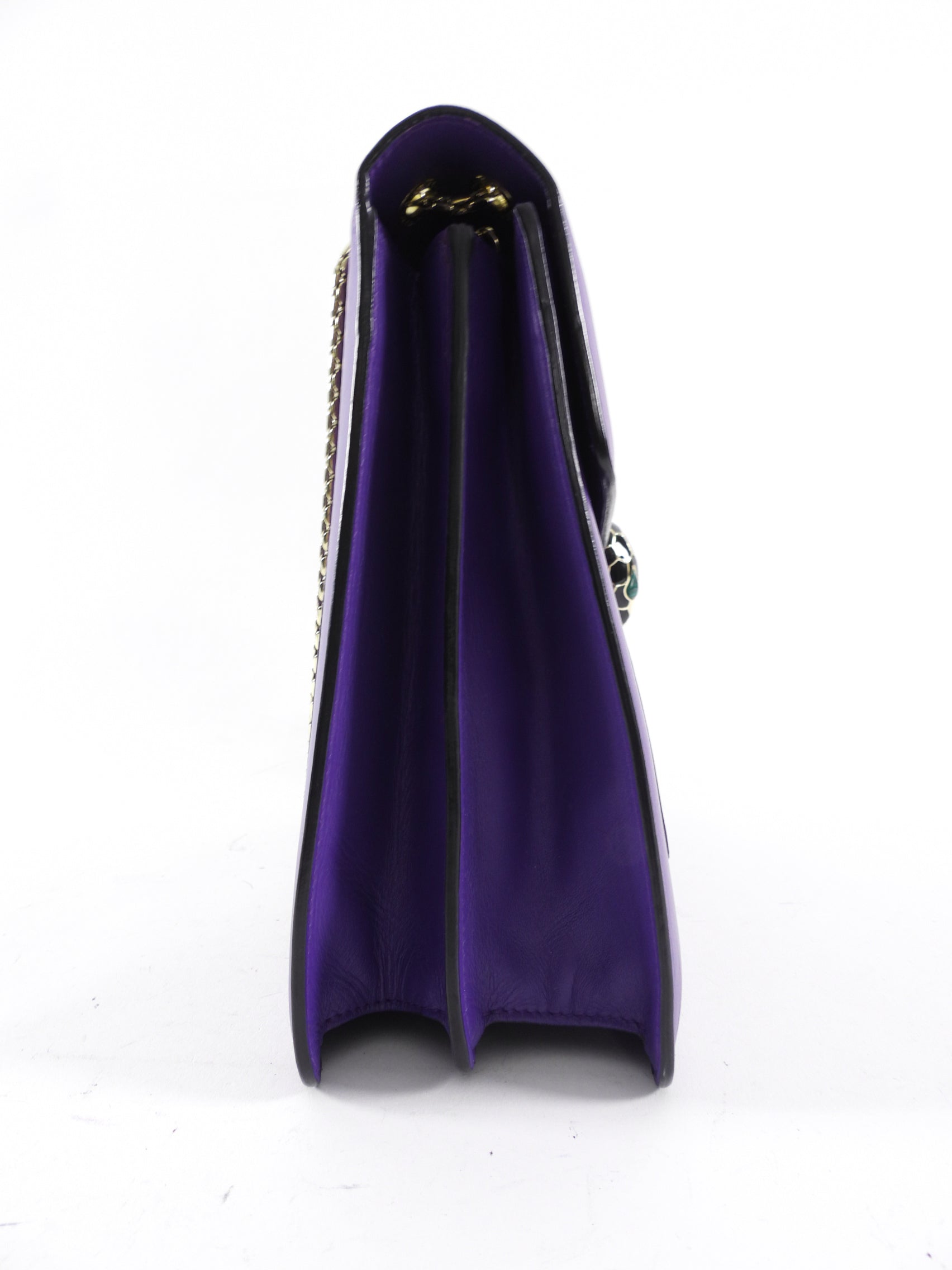 Bvlgari Serpenti Forever Flap Purple Large Crossbody Bag - Luxury Designer Handbag for Women, Perfect for Evening Parties & Special Occasions