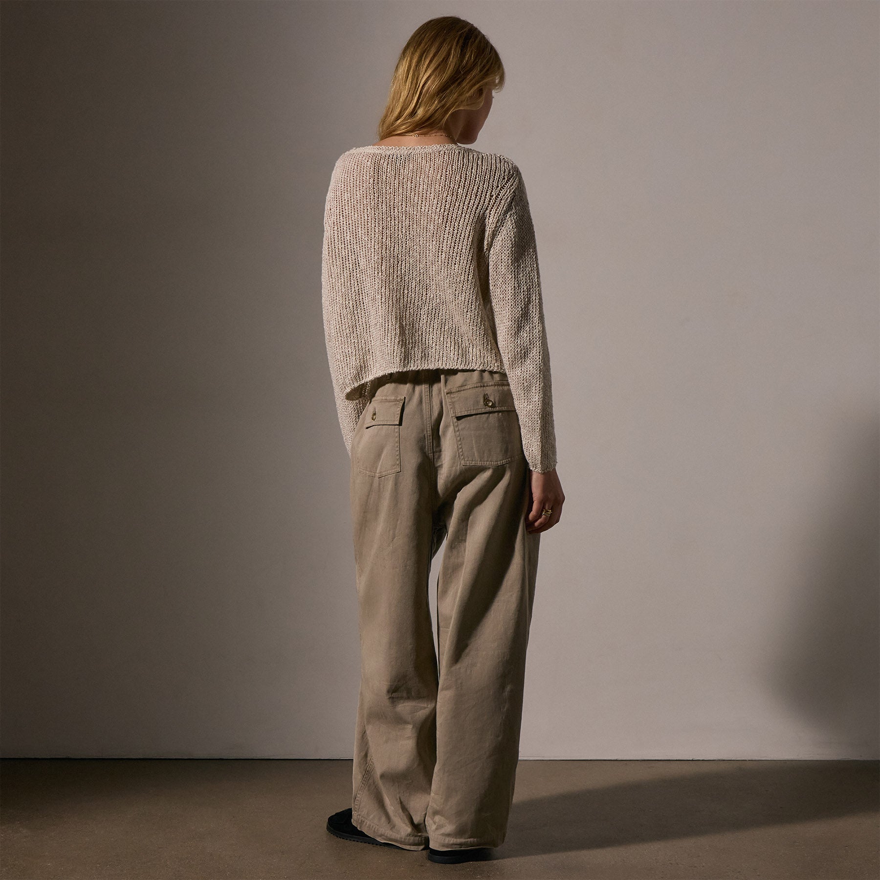 Breathable Cotton Linen Open Knit Pullover Sweater - Natural Color | Lightweight Summer Cardigan for Women | Perfect for Beach Cover-ups, Casual Outings & Layering