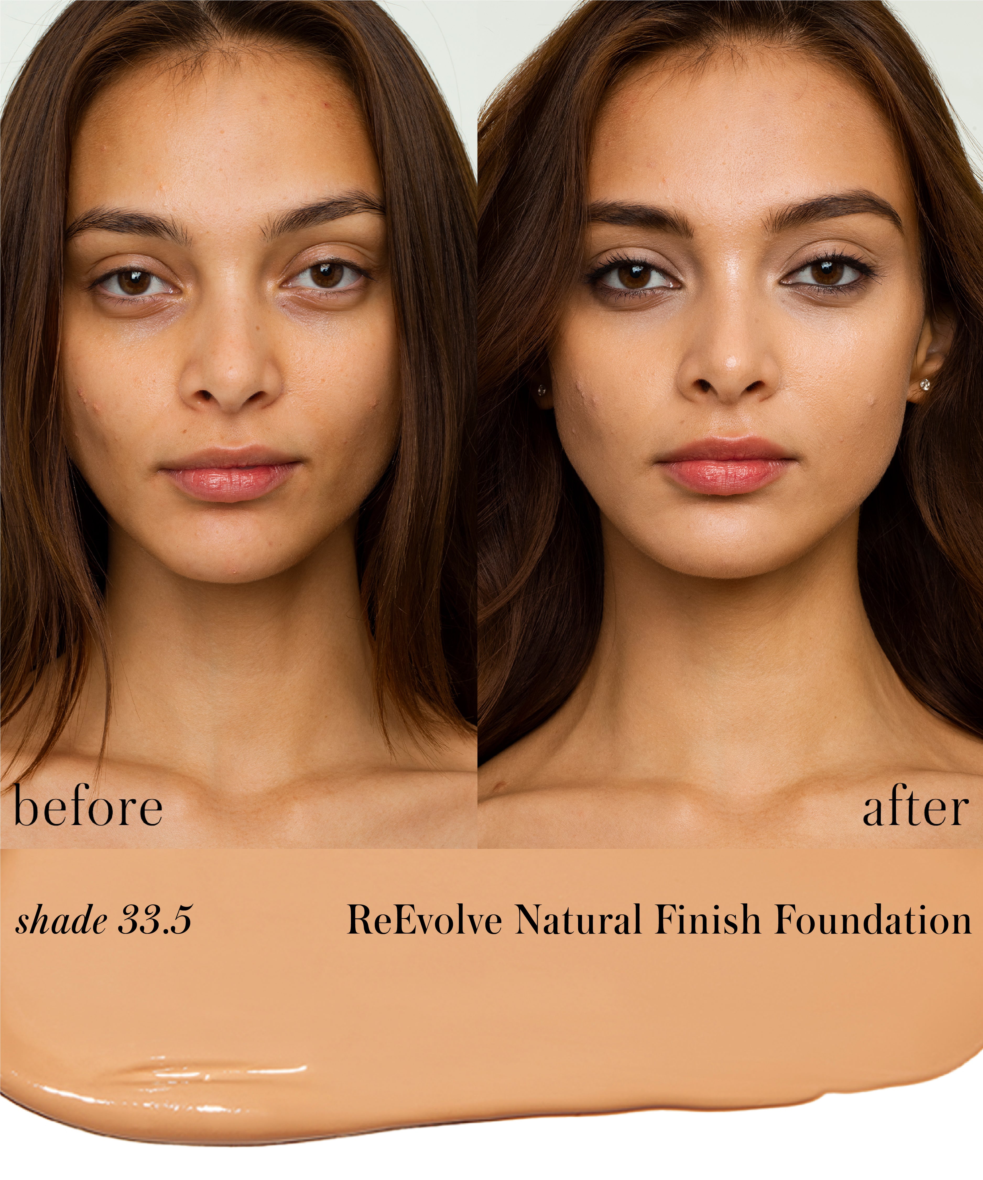 ReEvolve Natural Finish Liquid Foundation - Lightweight, Buildable Coverage for Flawless Skin | Perfect for Everyday Wear & Special Occasions