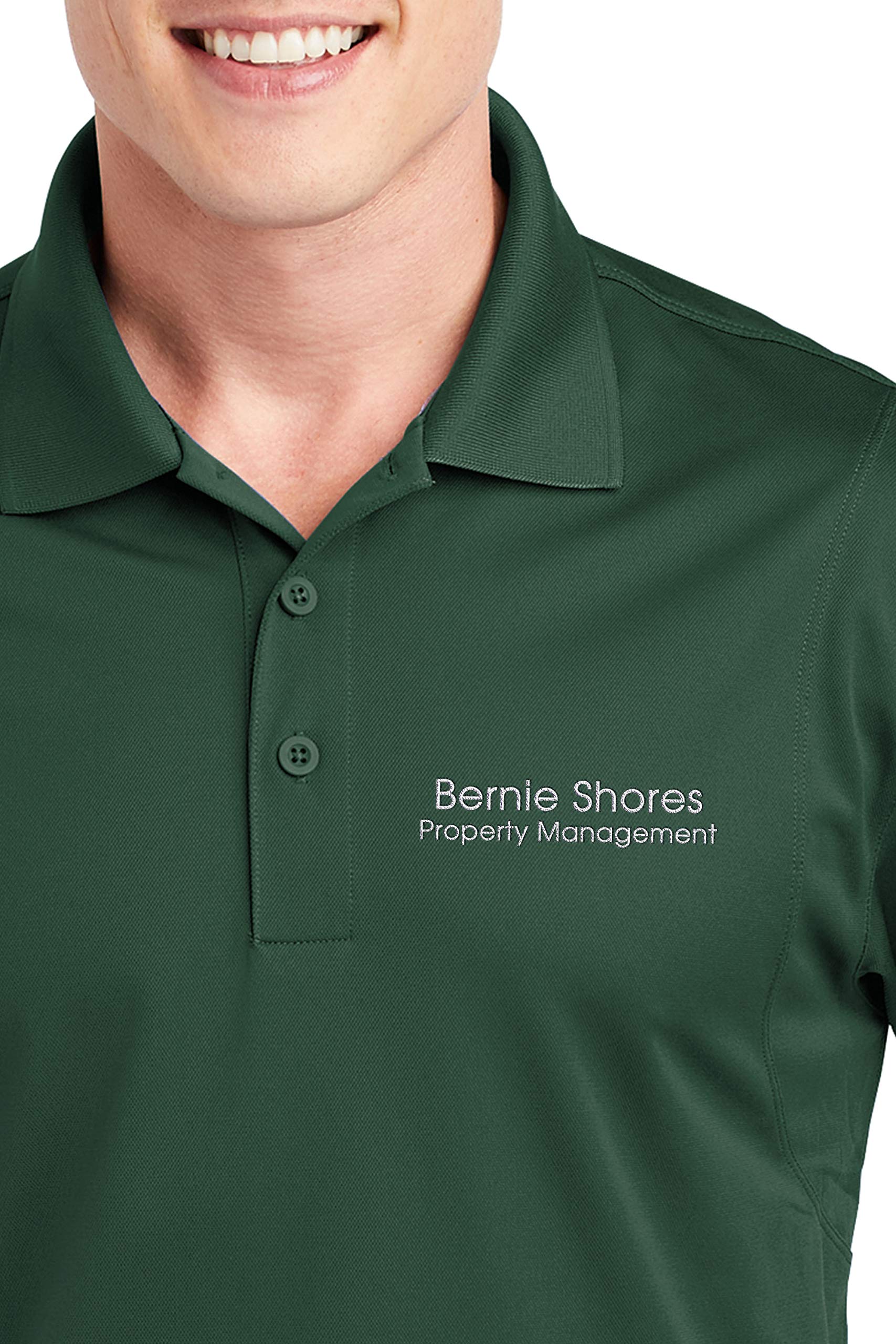 Custom Embroidered Moisture-Wicking Performance Polo Shirts for Men & Women - Breathable Quick-Dry Golf & Work Shirts with Collar Embroidery