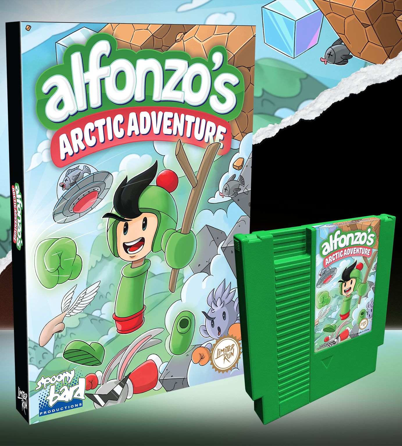 Alfonzo's Arctic Adventure NES Game - Retro Nintendo Entertainment System Classic - Perfect for Gaming Enthusiasts & Nostalgic Collectors