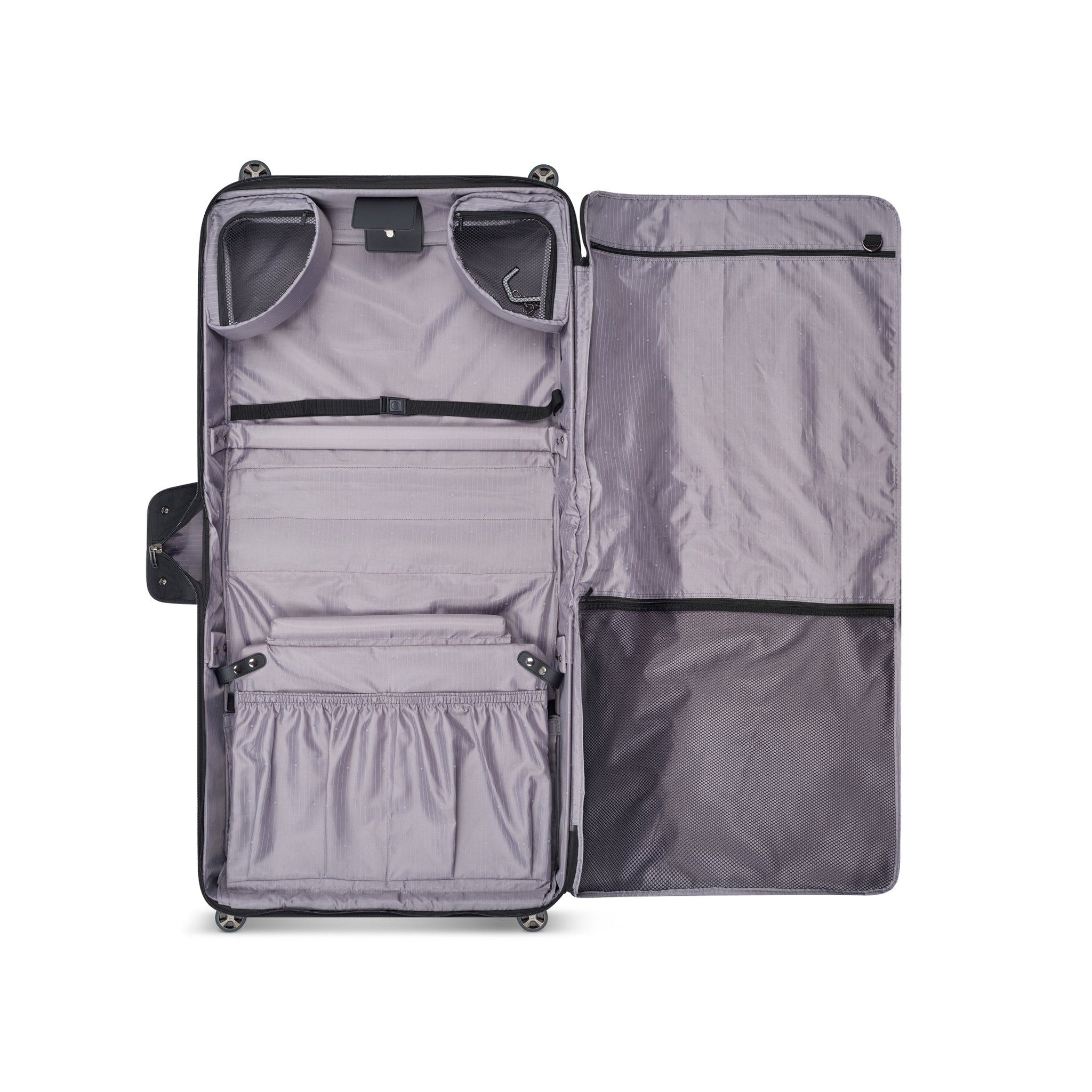 Delsey Helium DLX Spinner Garment Bag - Lightweight Expandable Carry-On Luggage for Business Travel & Vacation - Perfect for Suits, Dresses & Formal Wear