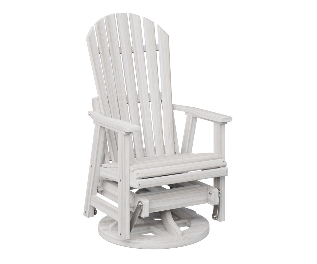 Berlin Gardens Comfo Back Swivel Glider - Outdoor Patio Rocking Chair with Smooth 360° Rotation, Weather-Resistant for Garden, Deck, Porch & Poolside Relaxation