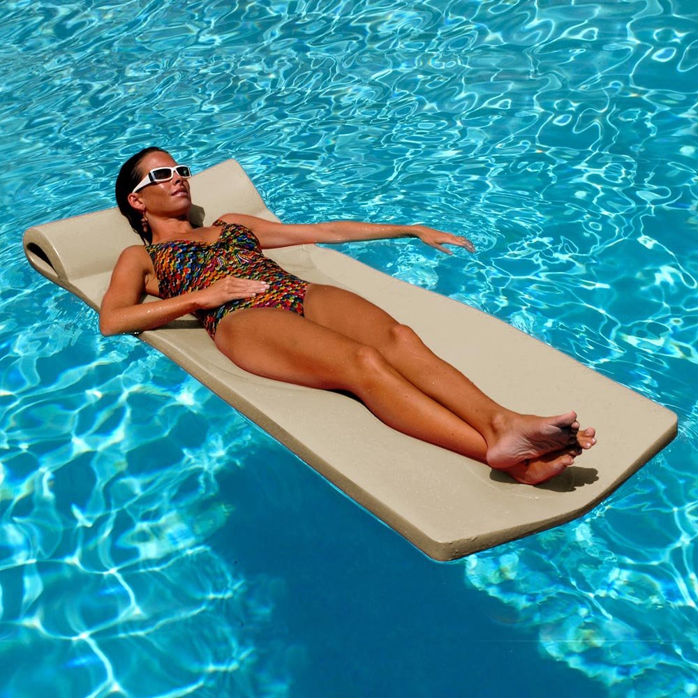 Pool Mate X-Large Foam Pool Float in Bronze - Premium Comfort for Relaxing in Pool, Lake or Beach - Perfect for Summer Vacation, Backyard Parties and Water Recreation