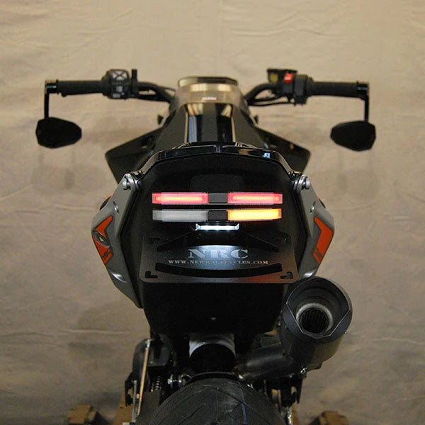 KTM 790/890 Duke Fender Eliminator Kit (2018-2023) - Rear Tail Tidy License Plate Bracket for Motorcycle Customization & Street Legal Compliance